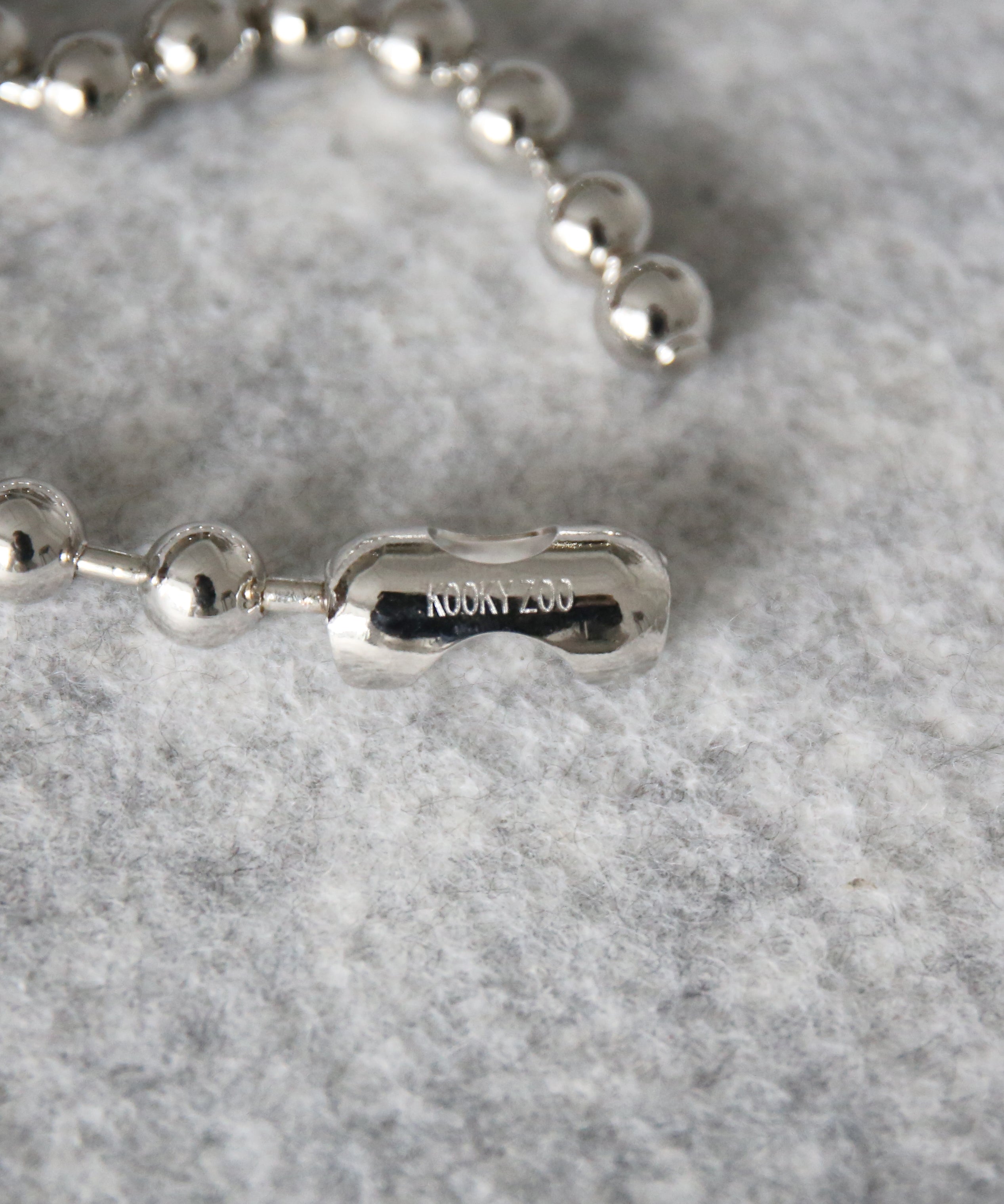 KOOKY ZOO G.i necklace "SILVER"