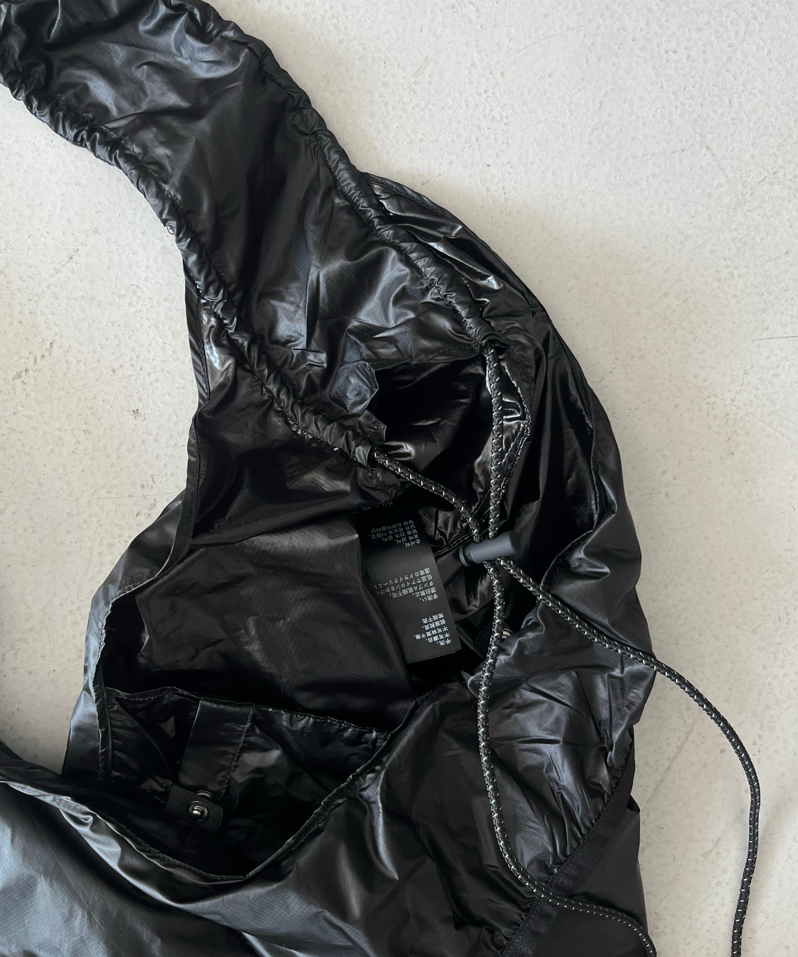 ROA Laki packable knot bag "BLACK"
