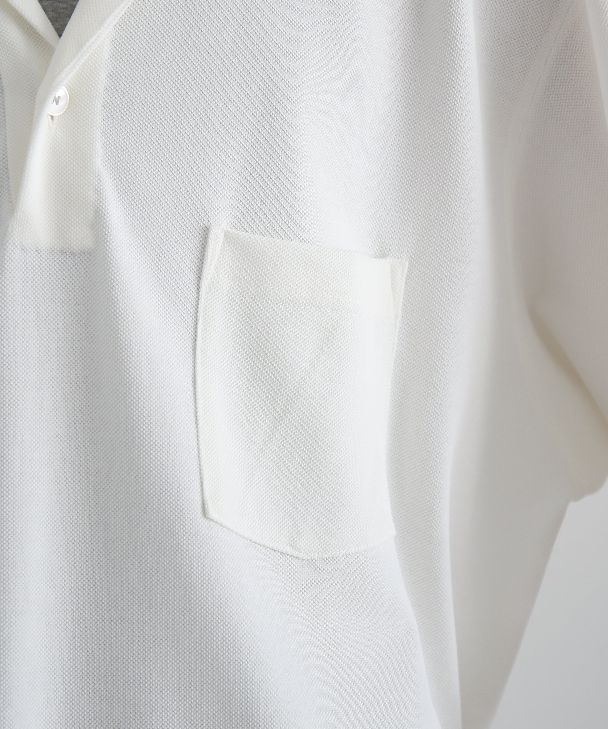 NEONSIGN Unfinished polo "hcs" "OFF WHITE"