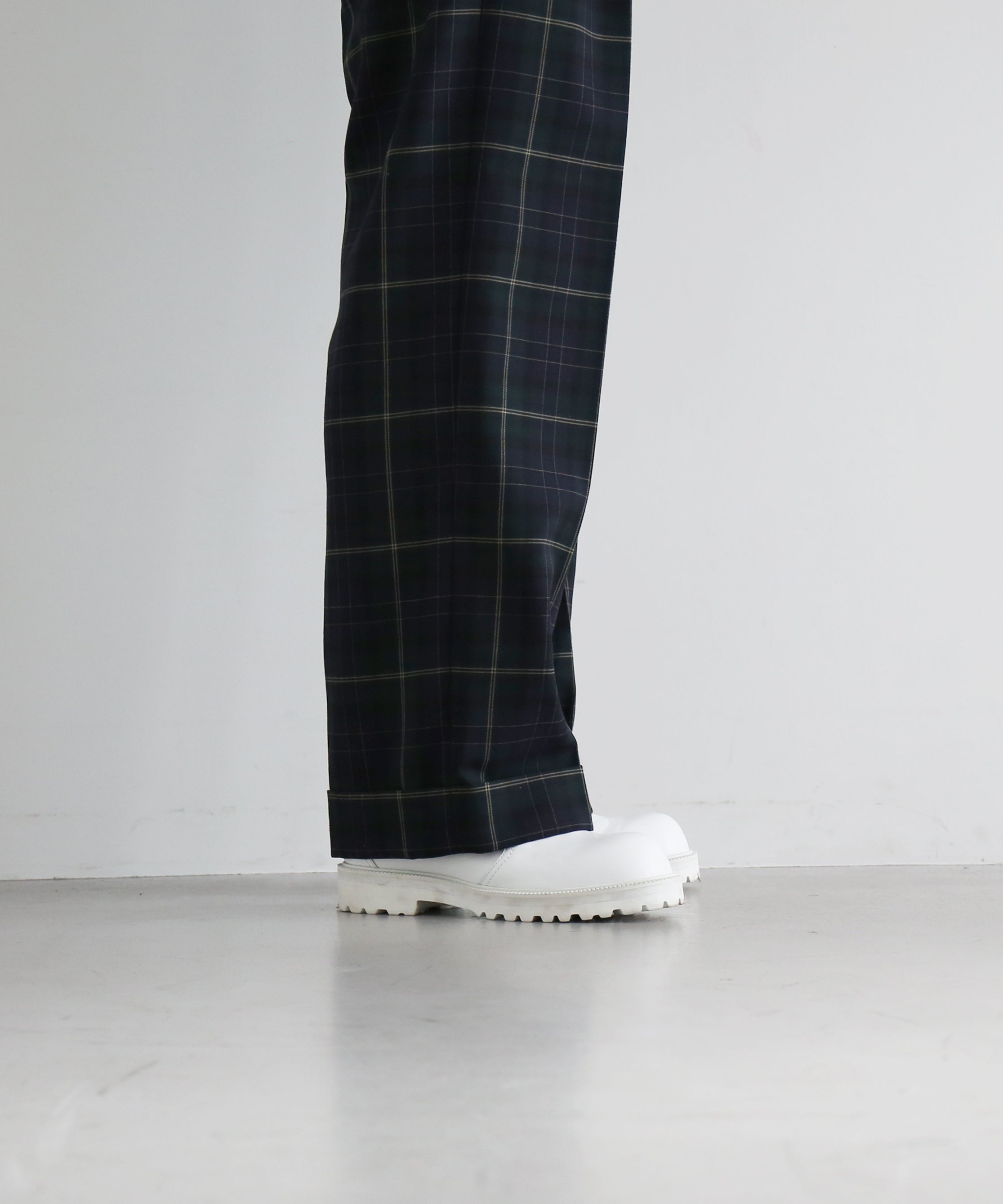 KAIKO Wide slacks "GREEN"
