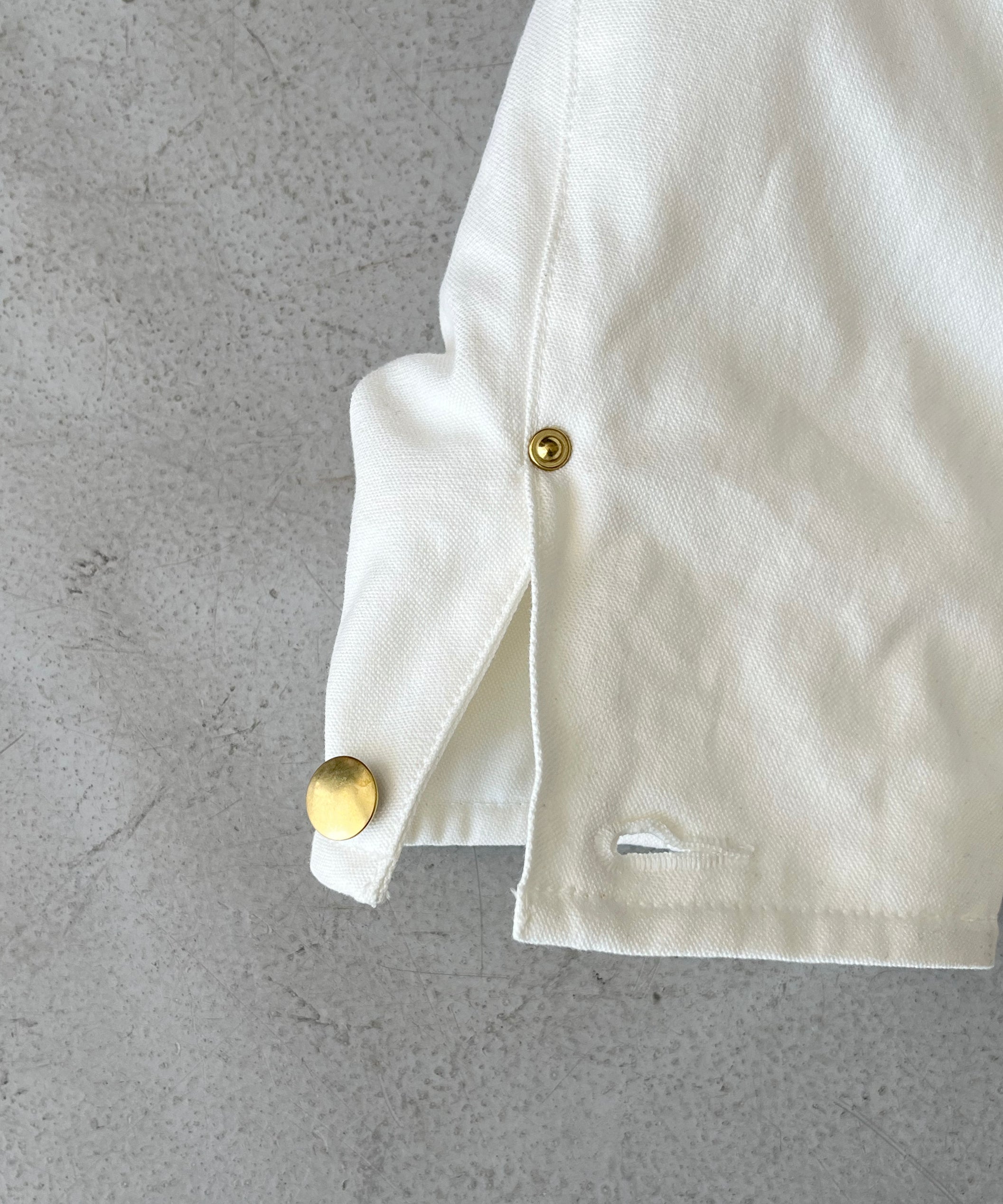 UNUSED Padded duck jacket "OFF WHITE"