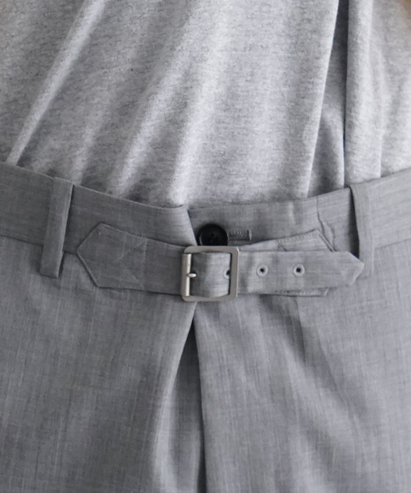 UNUSED Uw1152 wool slacks "GRAY"