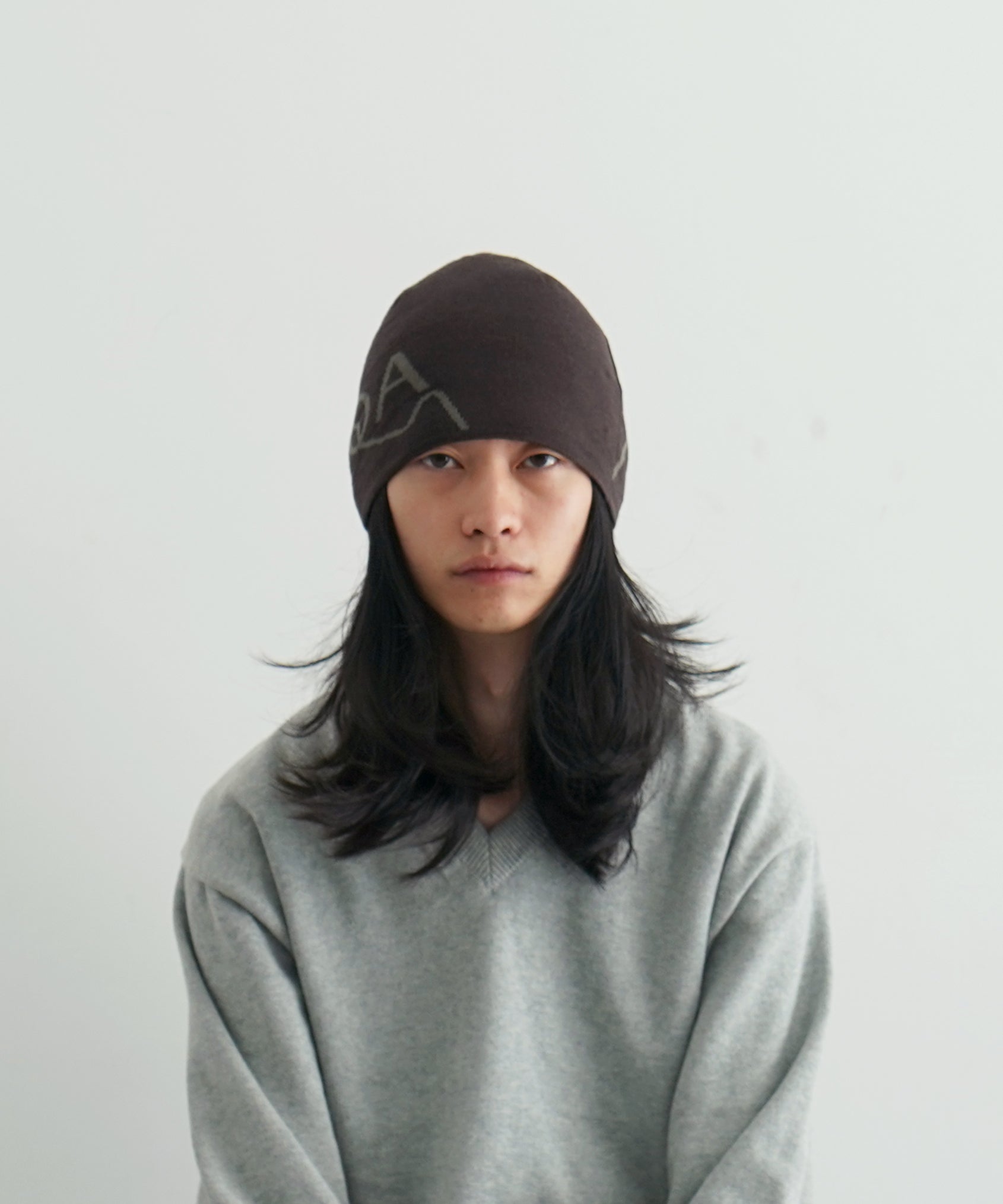 ROA Logo wool beanie "GREY"