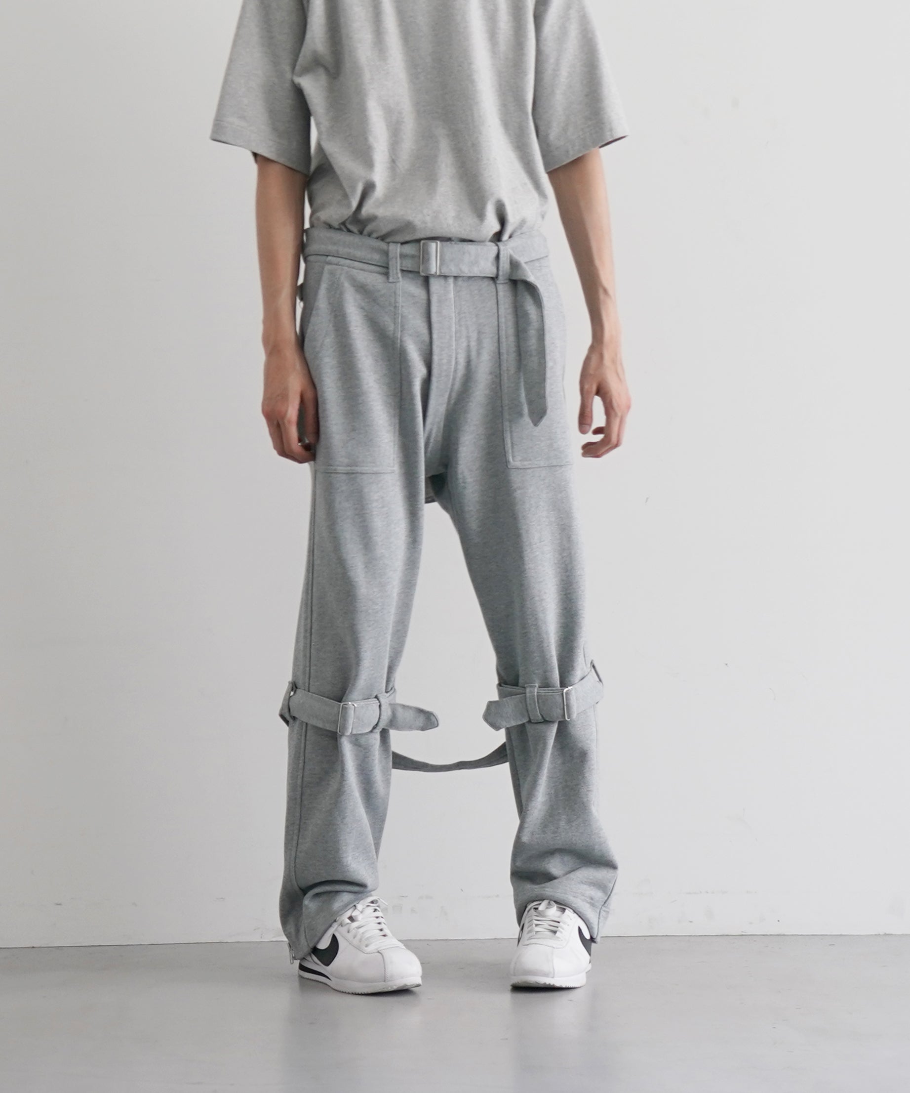 PHINGERIN Bondage sweatpants "A:HEATHER GREY"