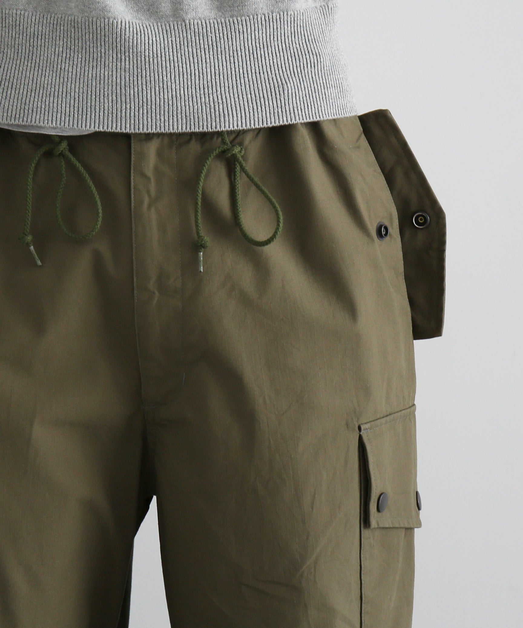 NEEDLES Field pant - cotton ripstop "A-OLIVE A"