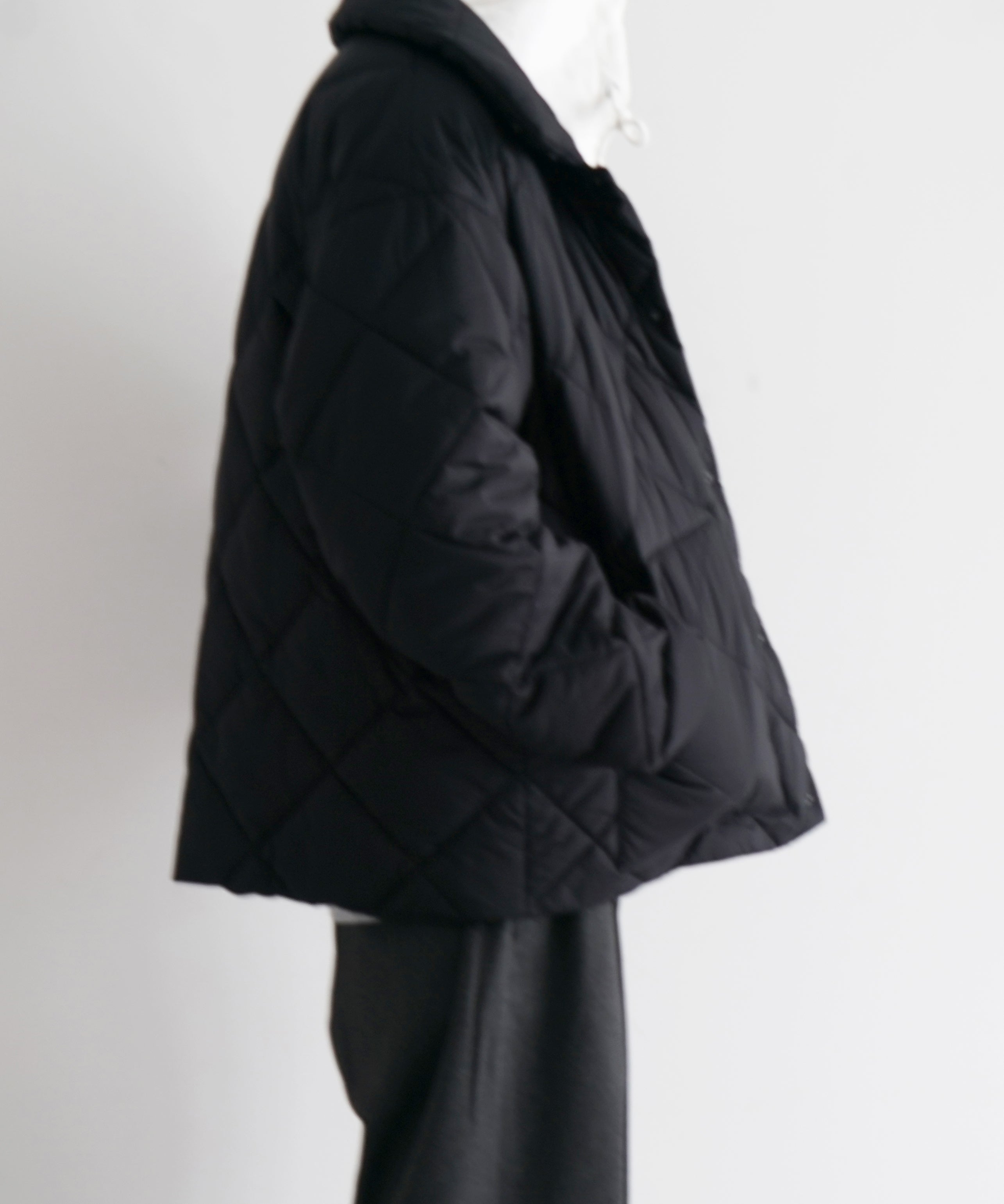 UNUSED US2513 Padded quilted jacket "BLACK"