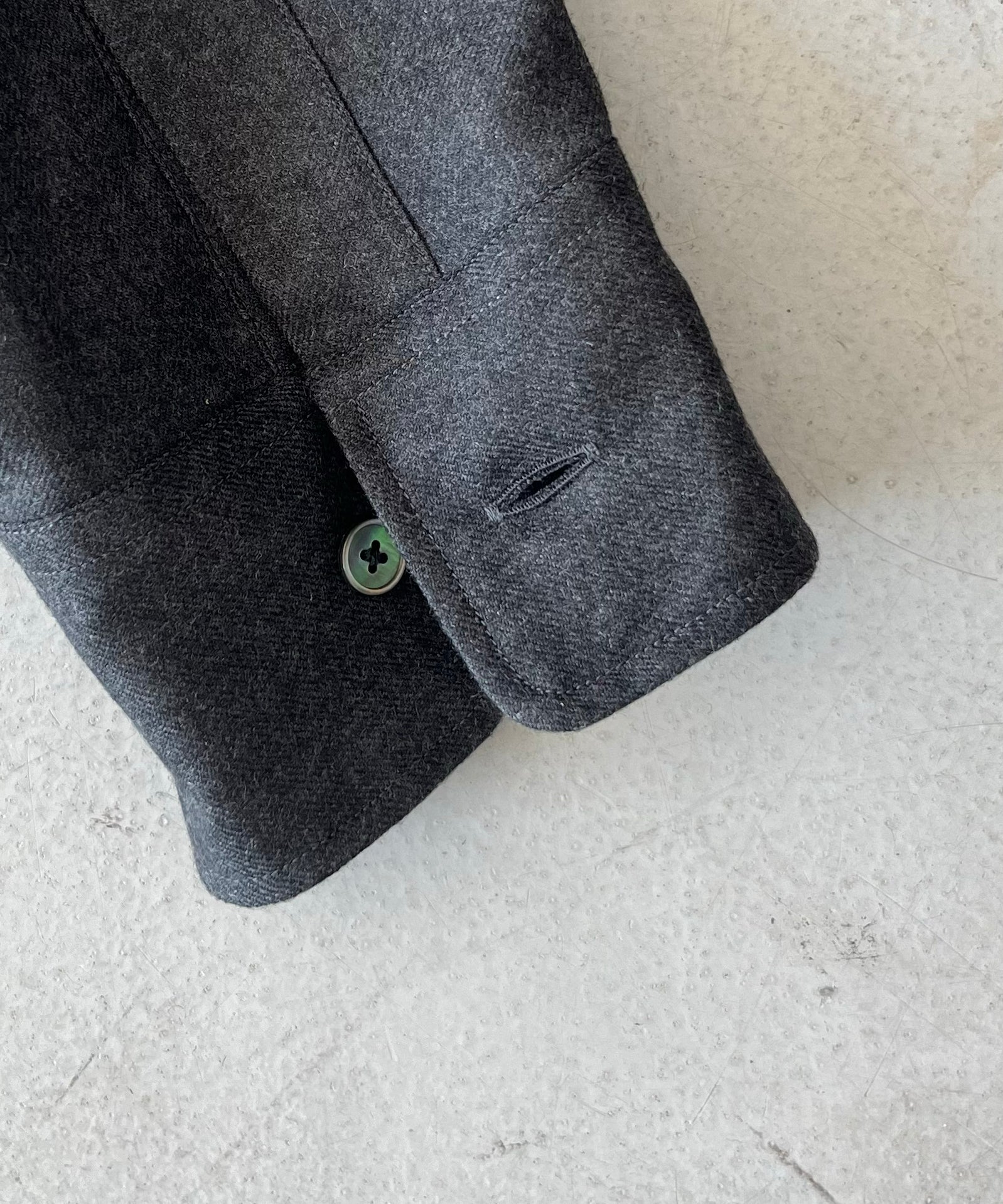 AURALEE Super light wool shirt "TOP CHARCOAL"