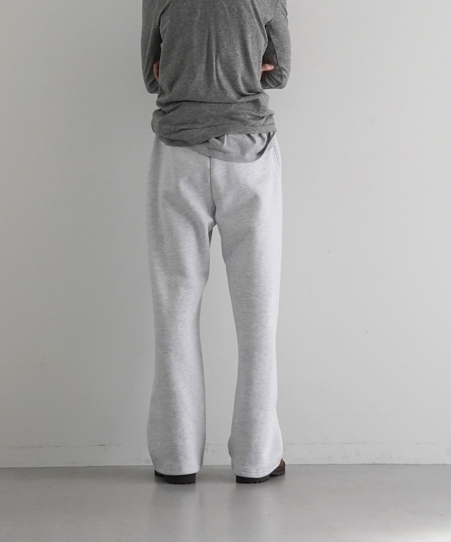ENTIRE STUDIOS Straight leg sweatpant "HEATHER GREY"