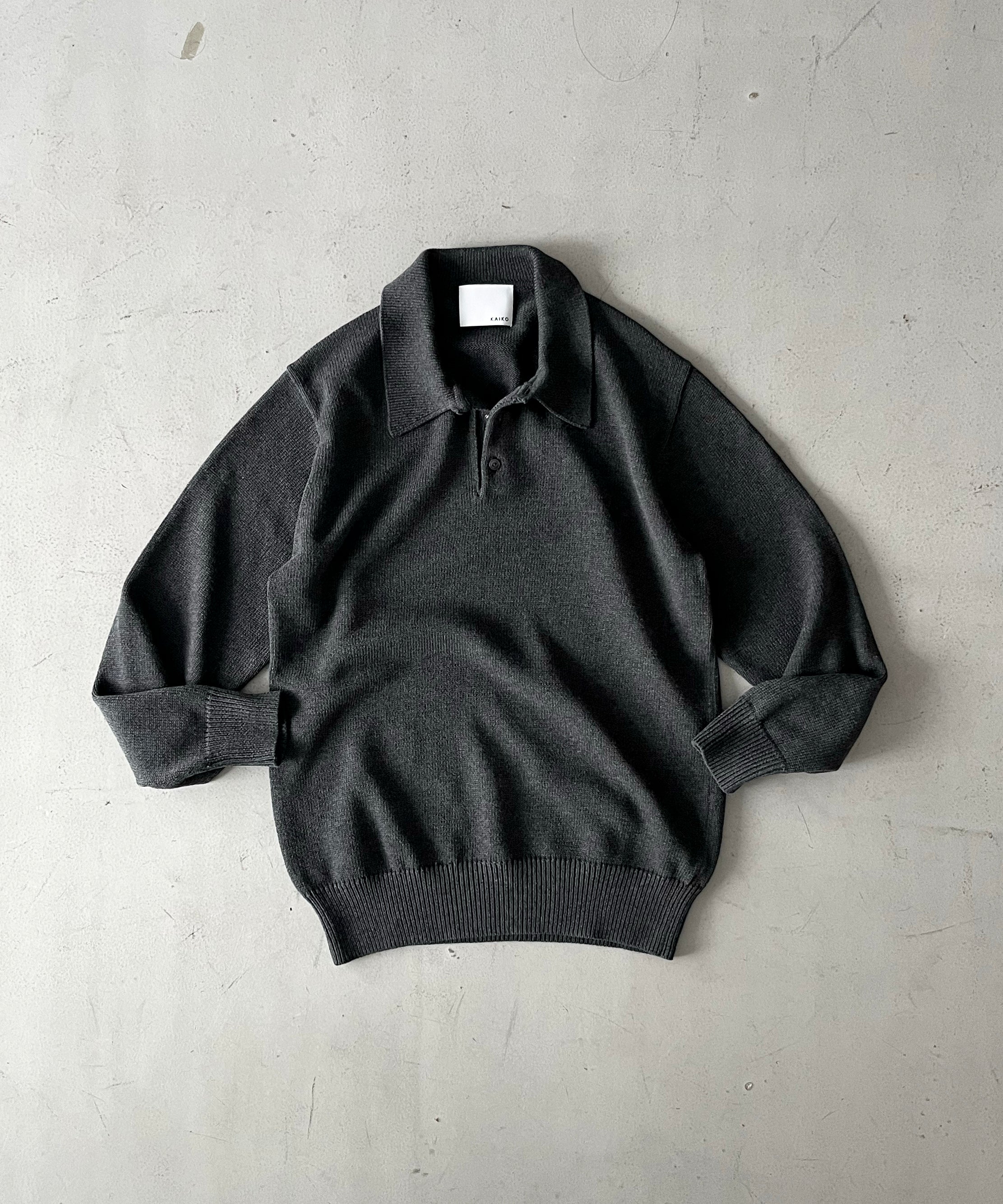 【Pre order】KAIKO Knit polo shirt "D.FIGURE"