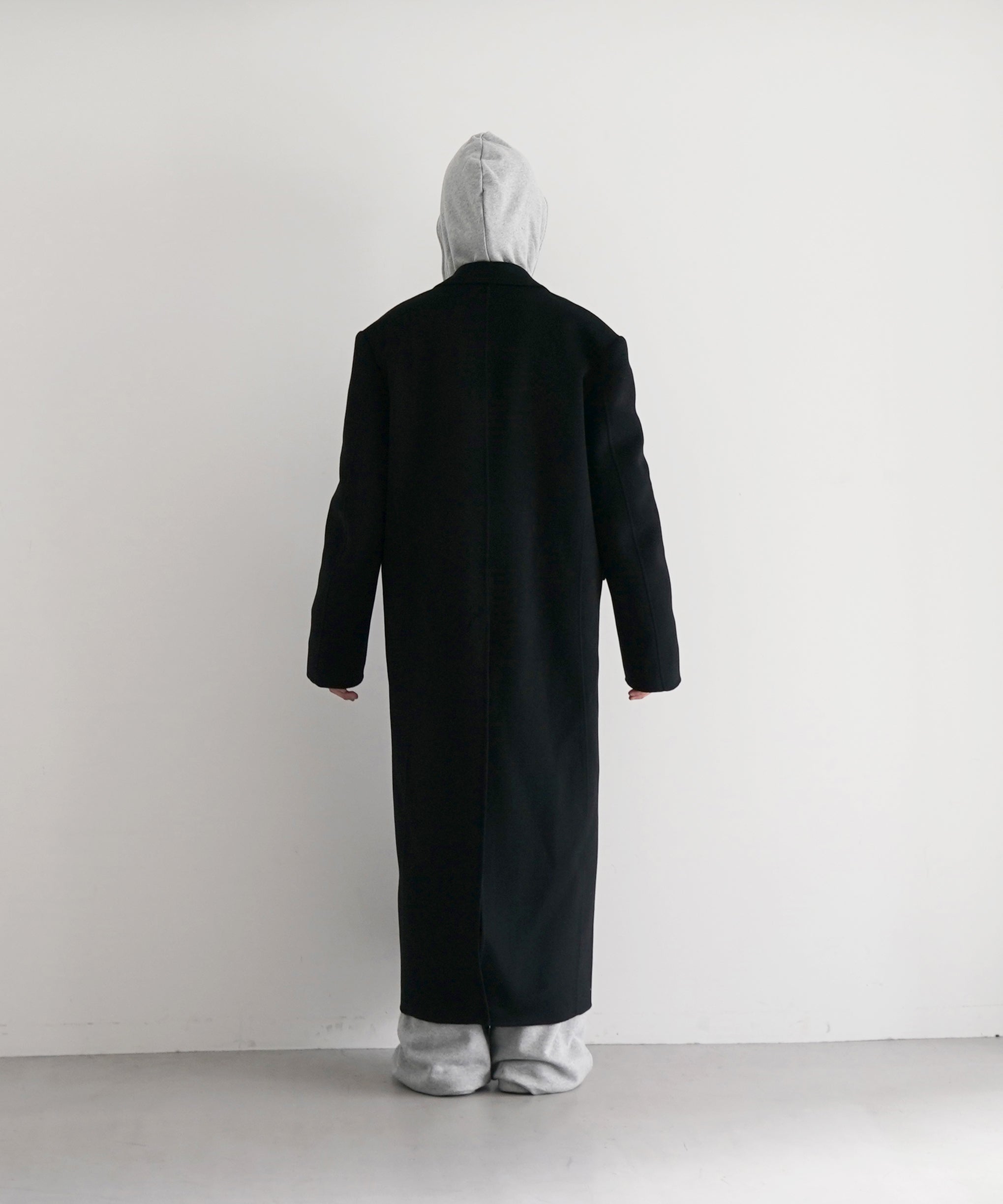 sefr Tetsu coat "SHUNGITE DOUBLE"