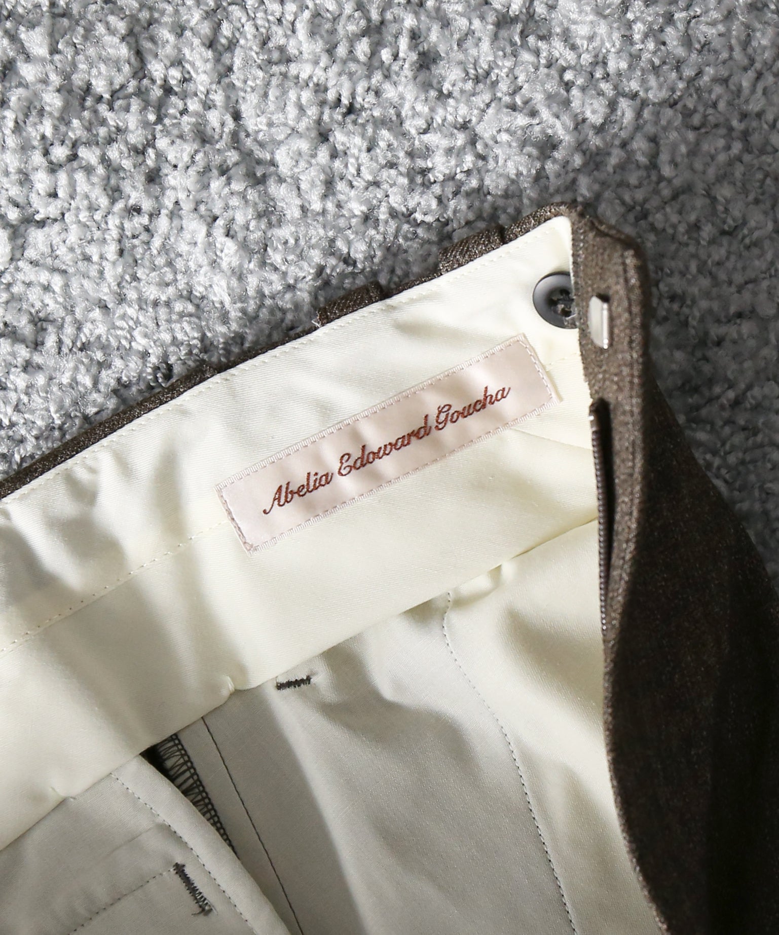 ABELIA EDOWARD GOUCHA Baseball slacks "CHARCOAL"