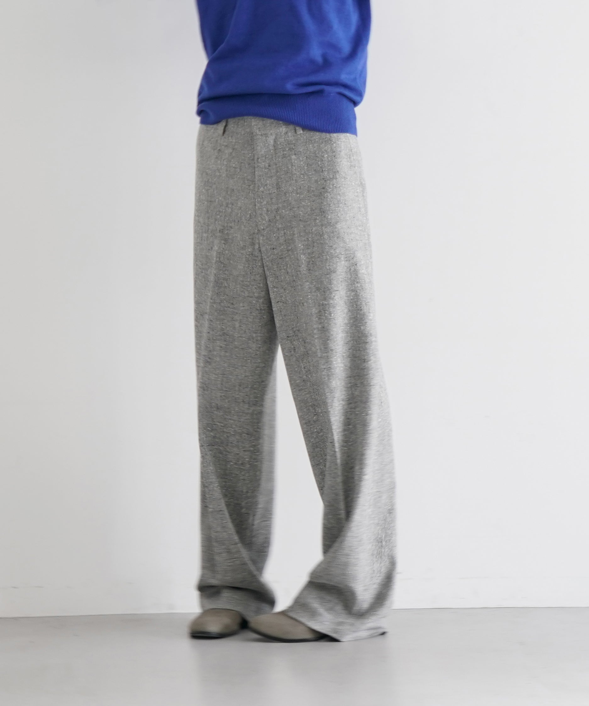 UNUSED Uw1173 Loro piana slacks "GRAY"