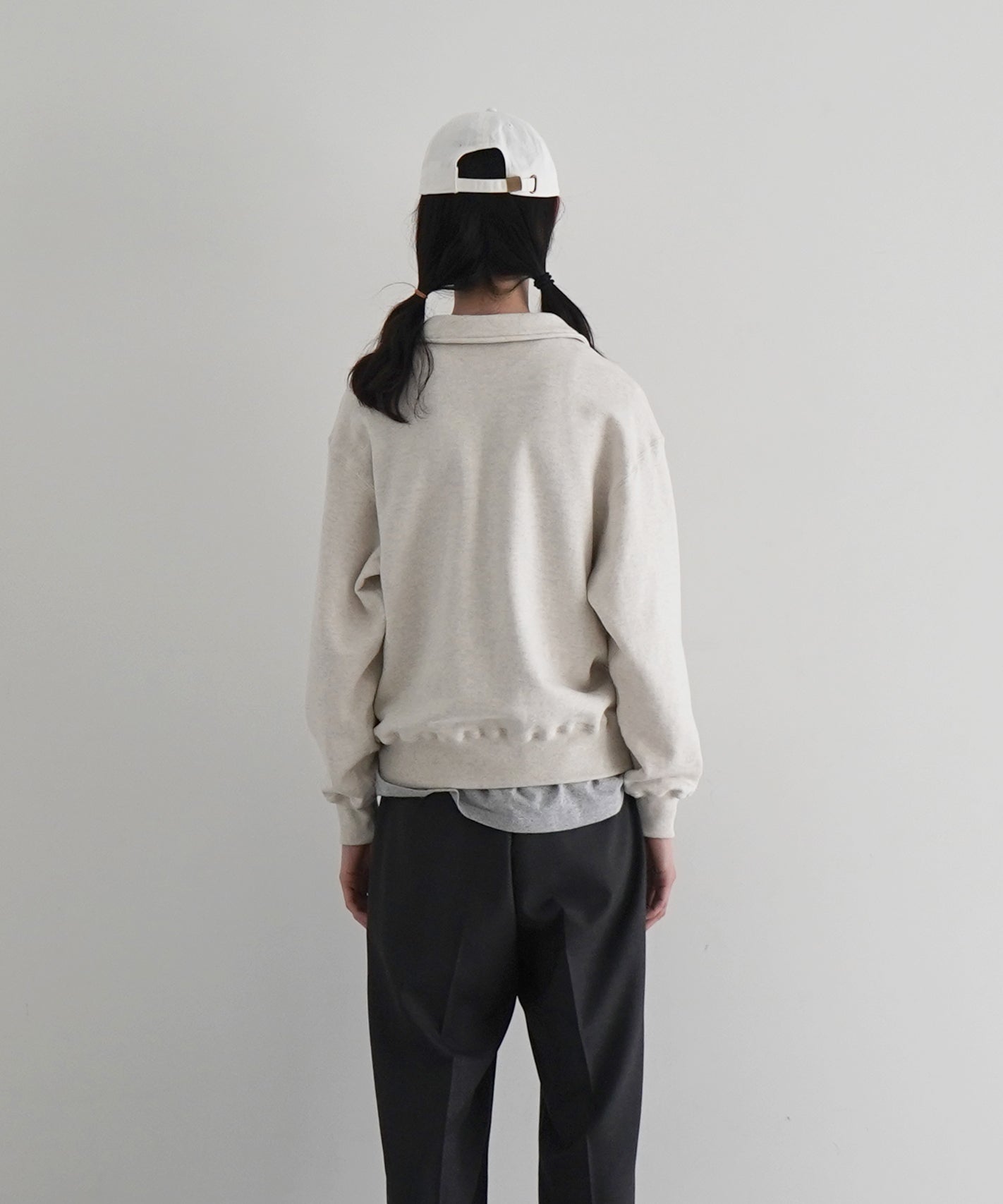 OLD FOLK HOUSE Skipper sweatshirt "HEATHER GRAY"