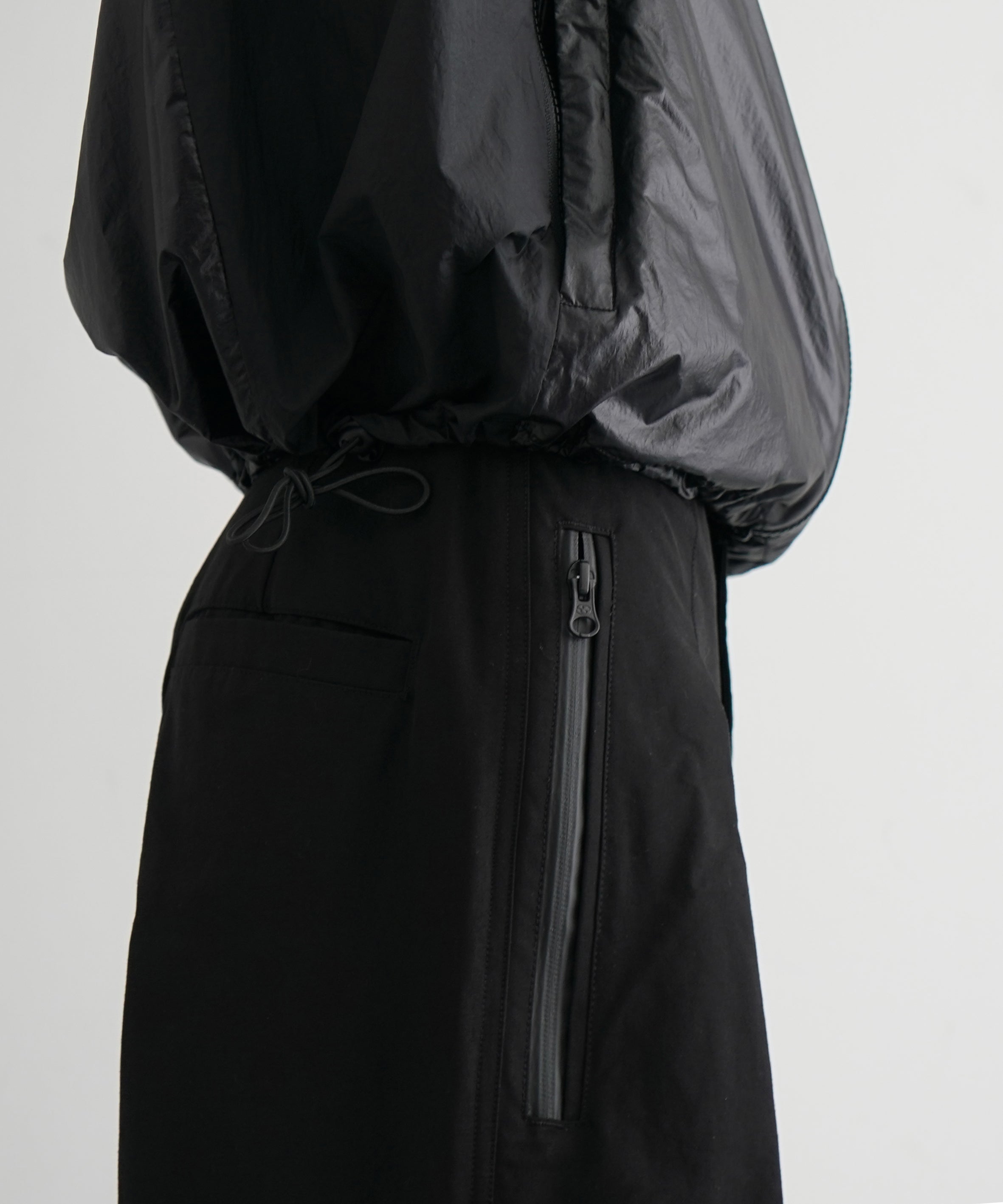 SAN SAN GEAR Affine curve pants "BLACK"