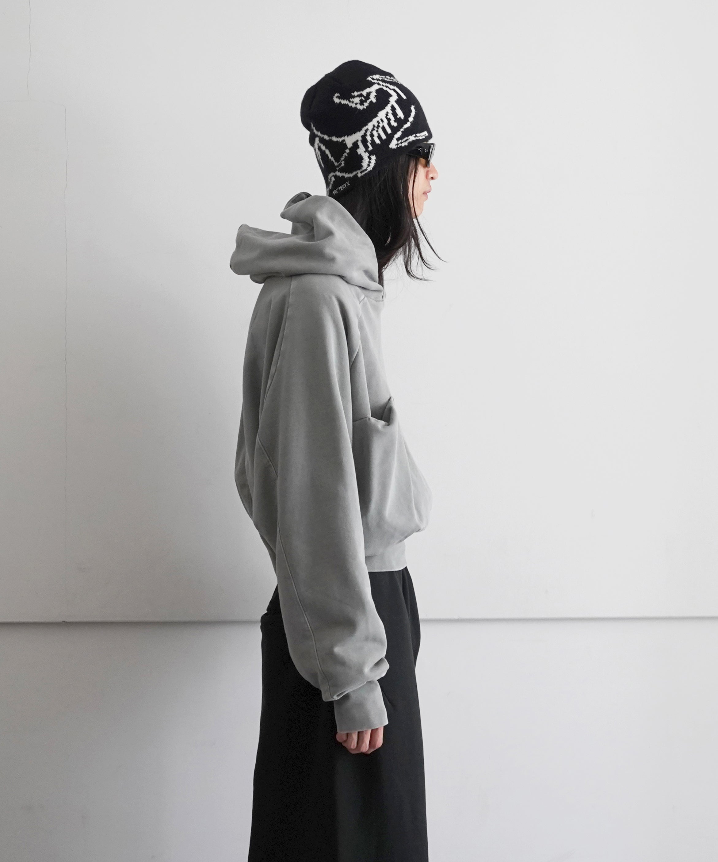 ENTIRE STUDIOS Double double hood "SOOT"