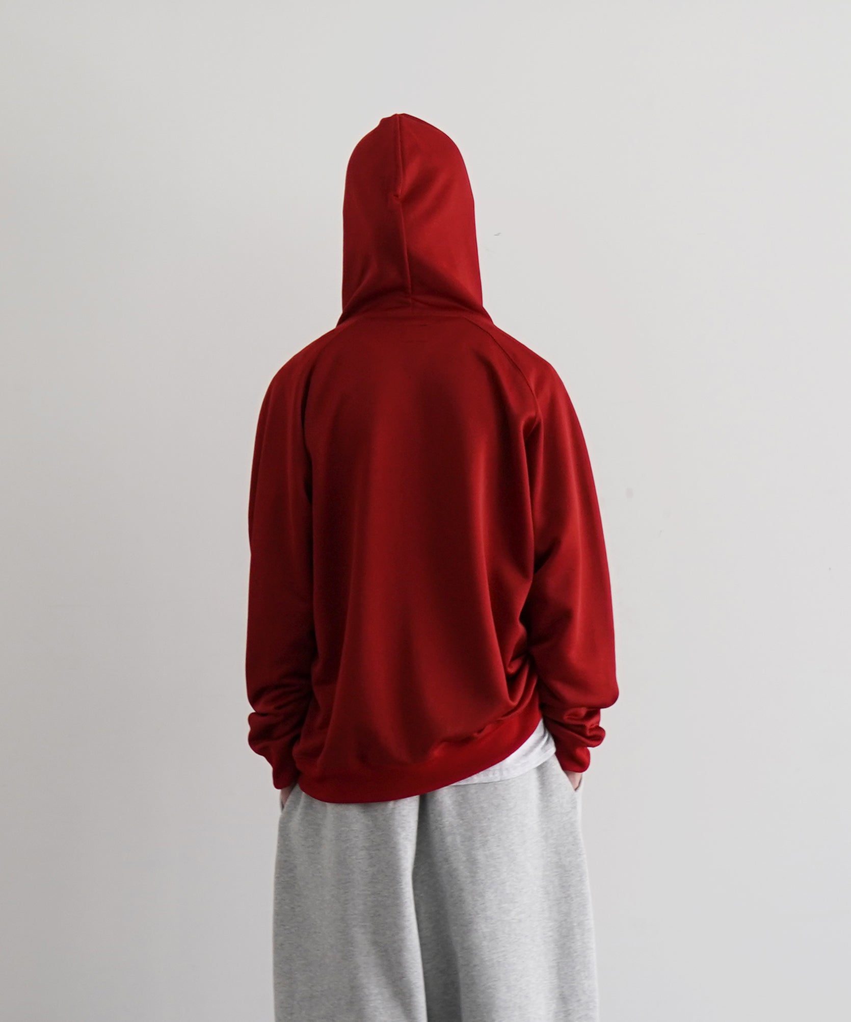 NEEDLES Zipped hoody -bright jersey "RED"