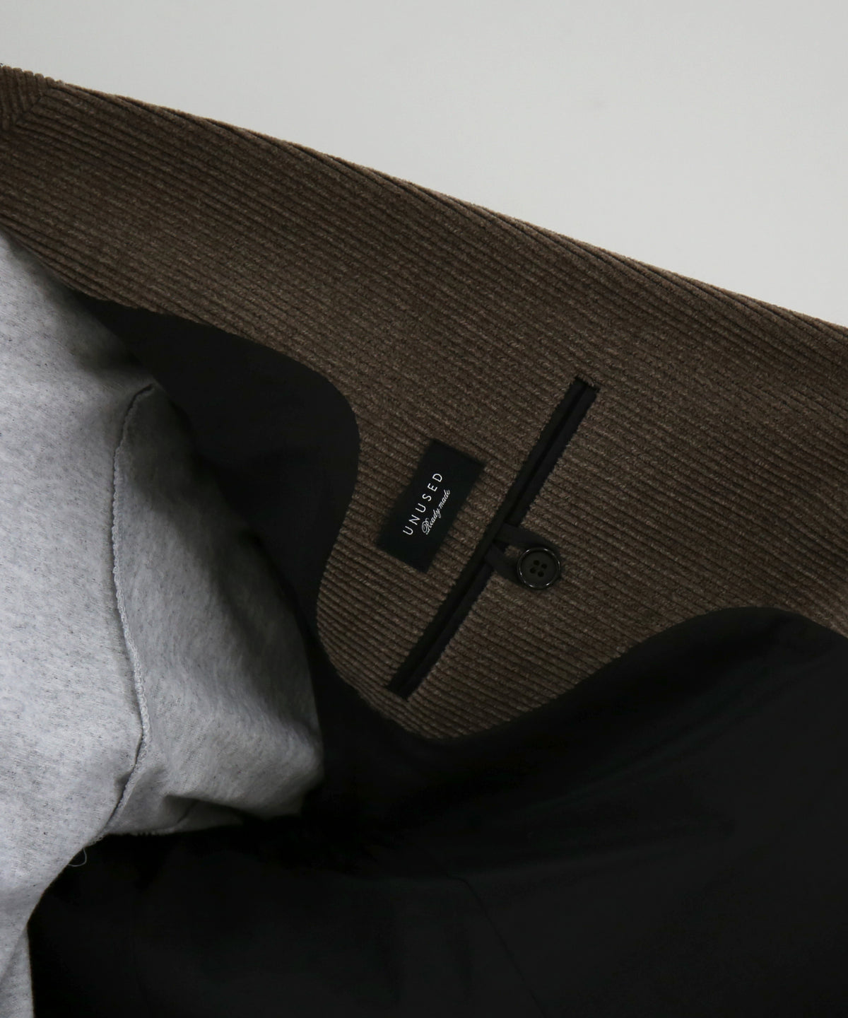 UNUSED Us2581 corduroy jacket "TAUPE"