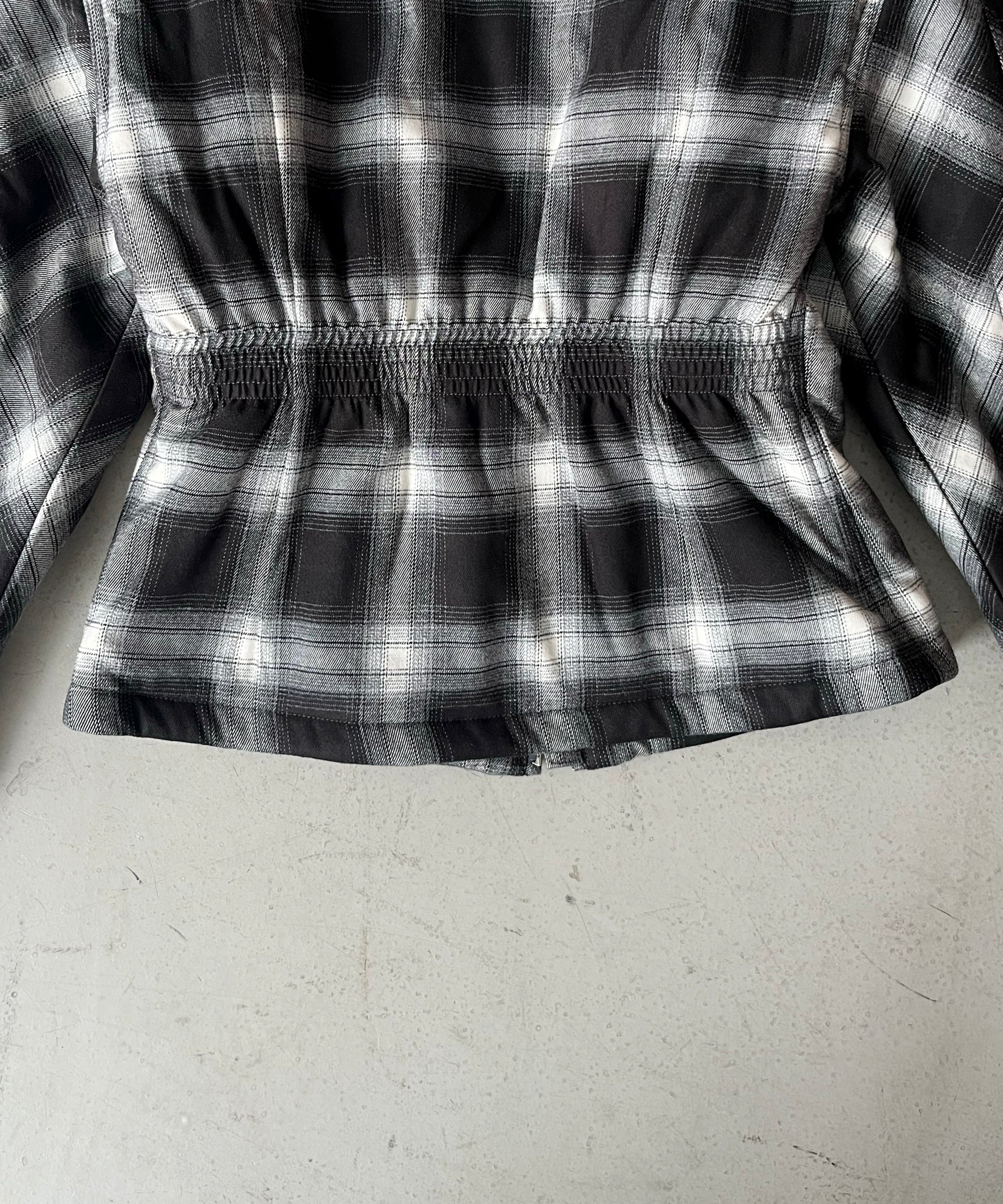LOADINGROOM Padded shirt jacket "BLACK"