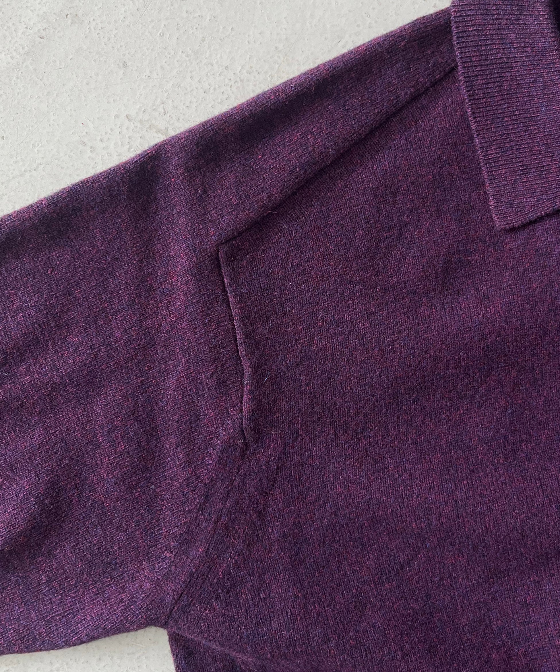 crepuscule M-g knit polo "PURPLE"