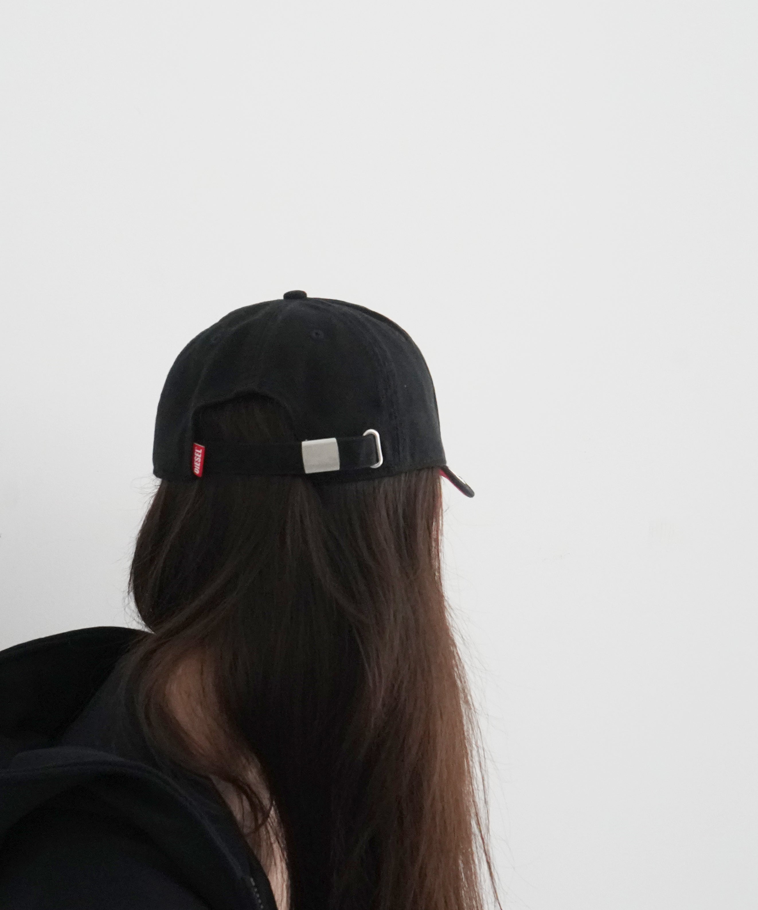 DIESEL Baseball cap with embroidered detail "RED"