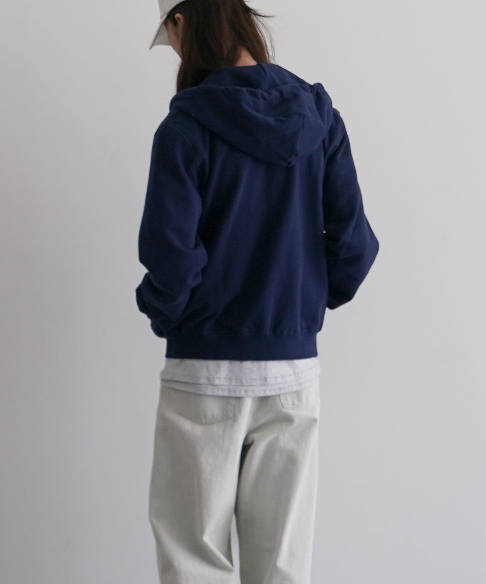 KAIKO Double zip parka "NAVY"