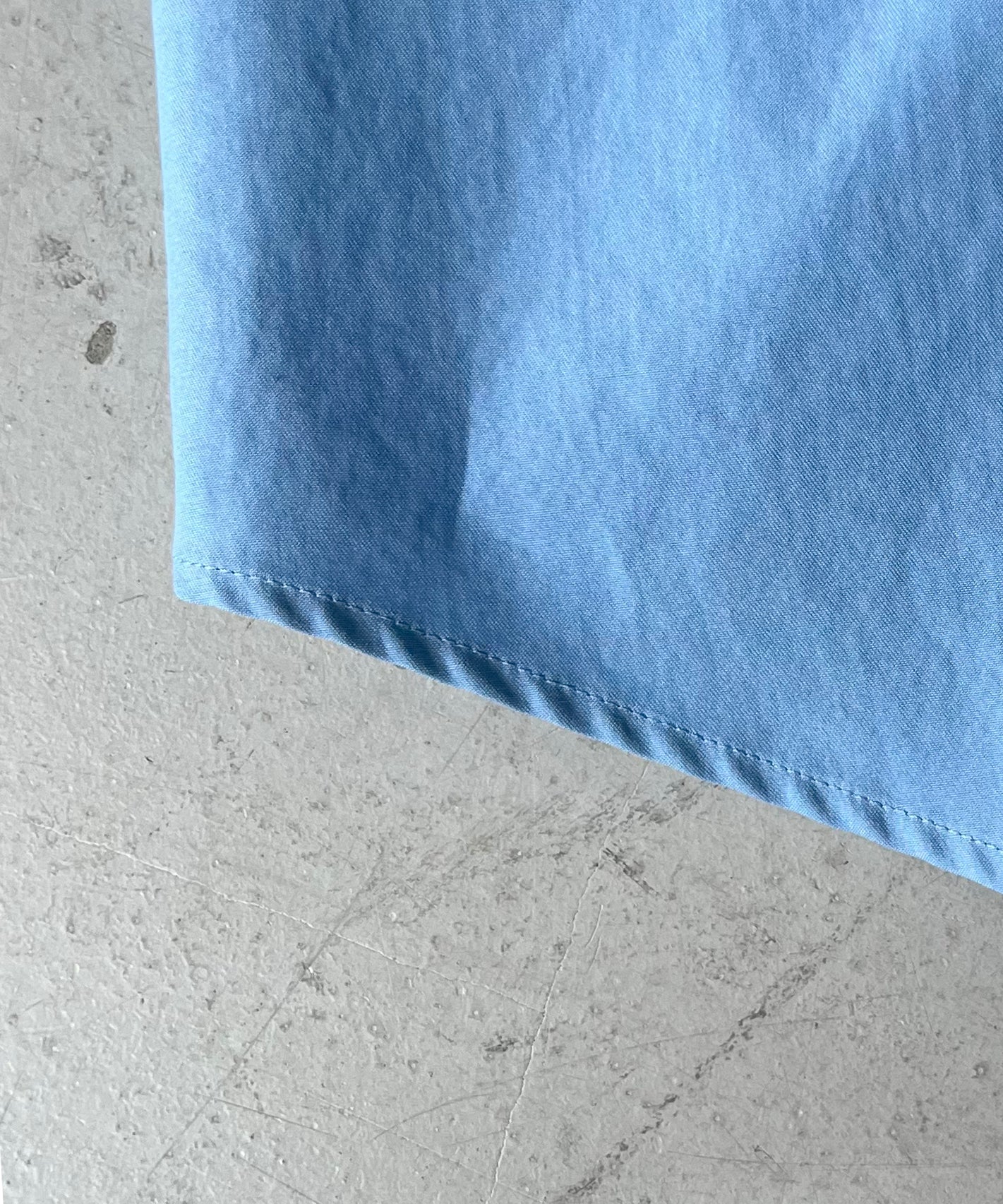 AURALEE Washed finx twill big shirt "BLUE"