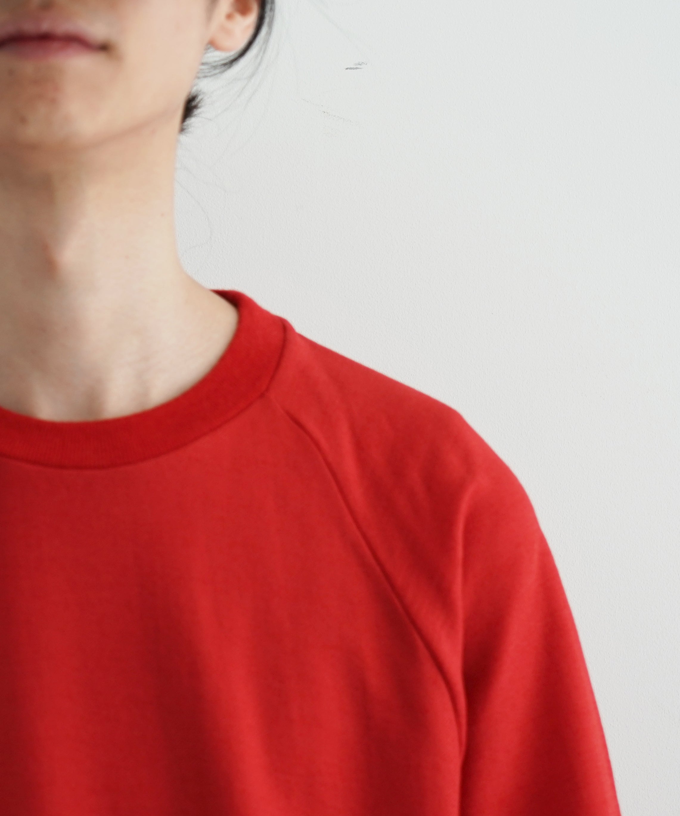AURALEE Light wool sweat p/o "RED"