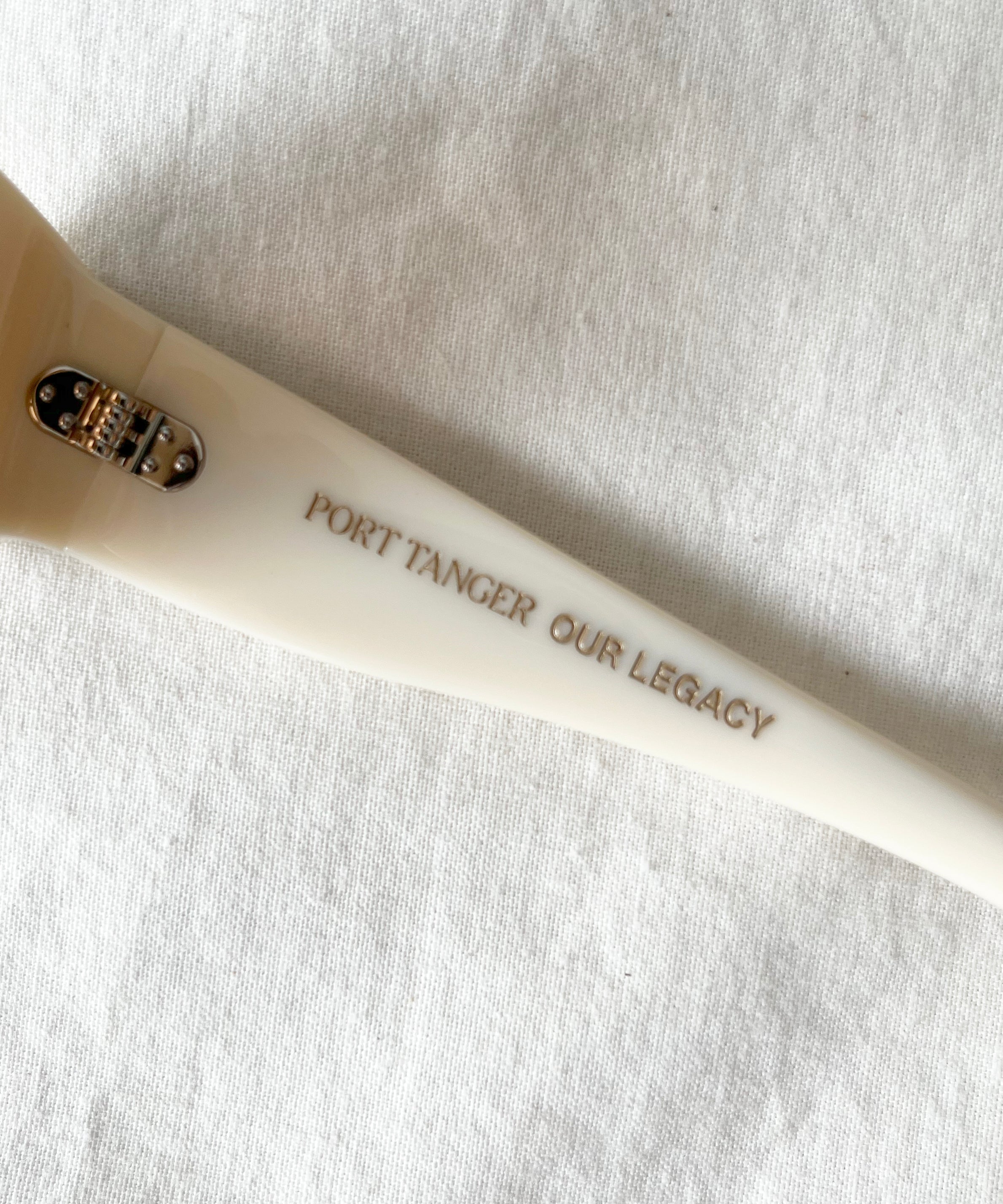OUR LEGACY × PORT TANGER Raptor "WHITE / TOBACCO LENS"