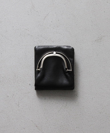 ED ROBERT JUDSON Frame half wallet (smooth) "BLACK"