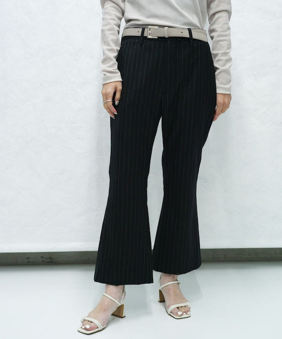 パンツ allege 20fw stripe flare slacks allege 20fw stripe flare slacks
