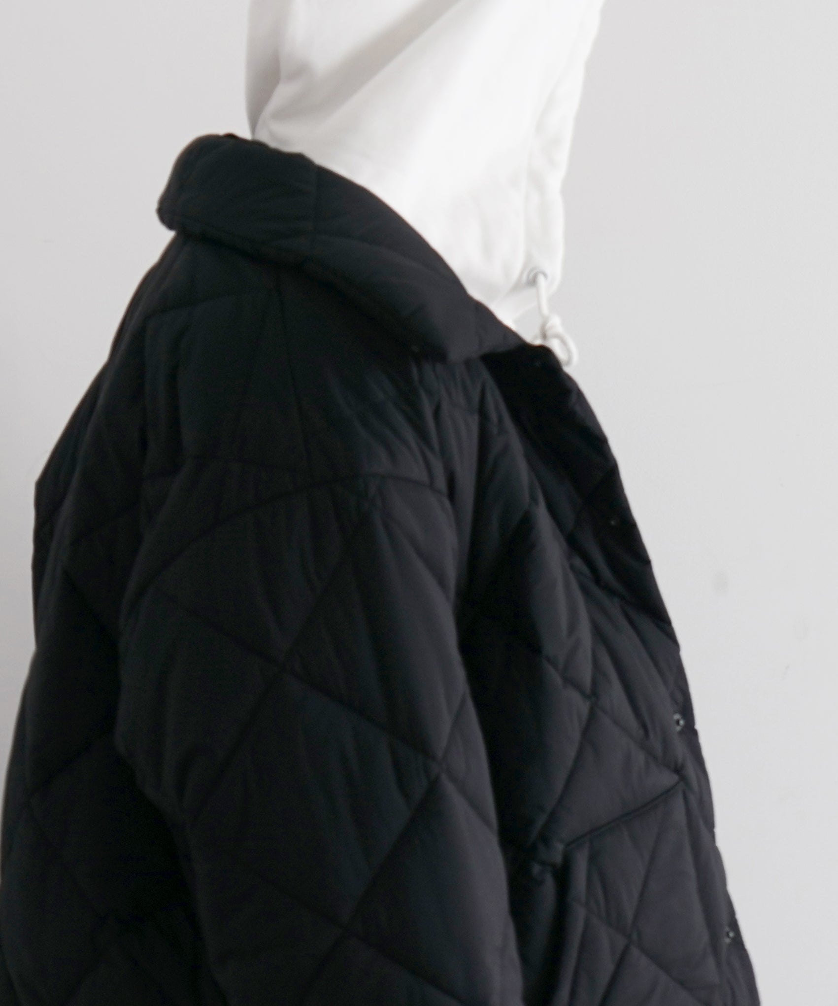 UNUSED US2513 Padded quilted jacket "BLACK"