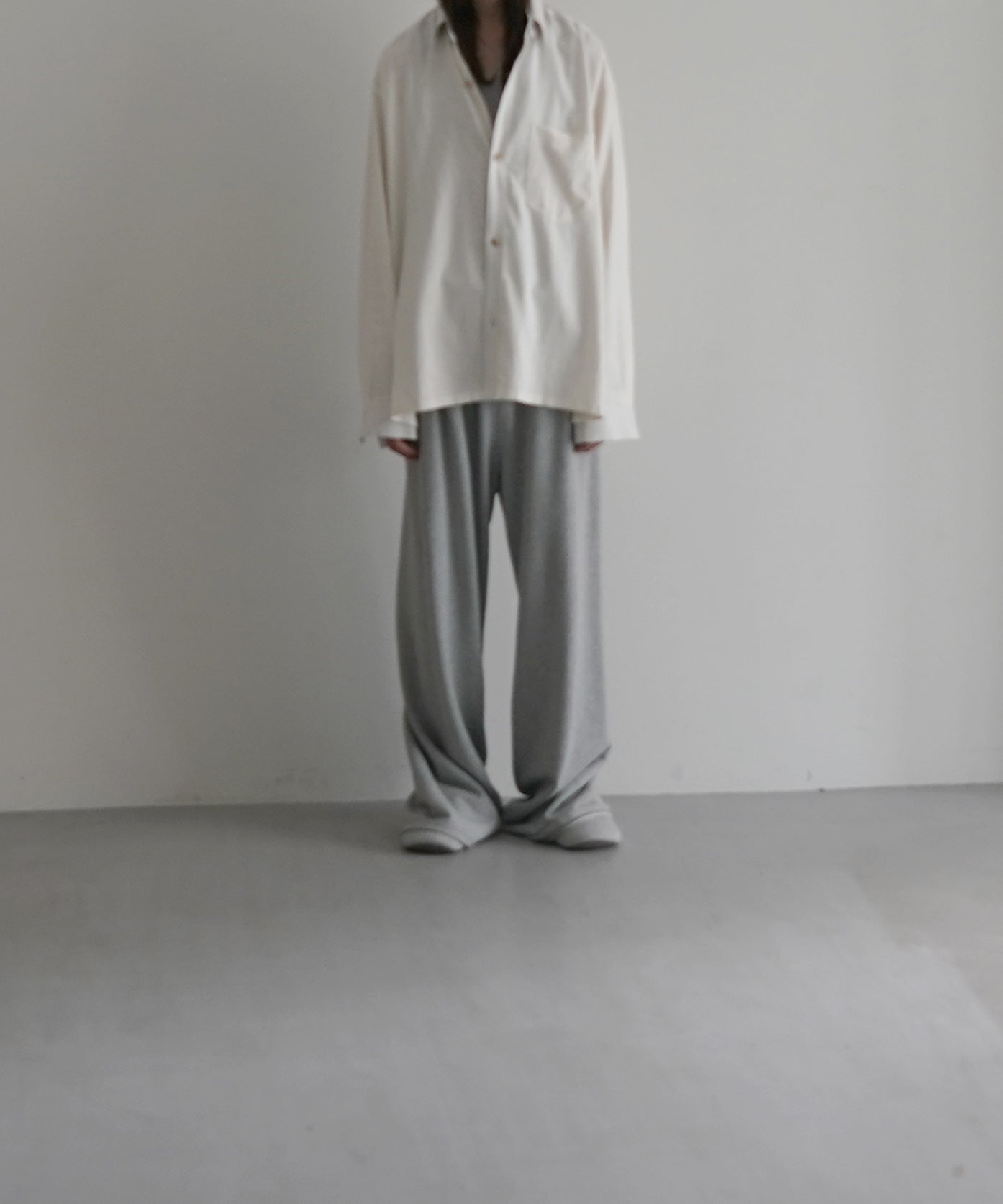 Laid.B Detachable shirt "WHITE"