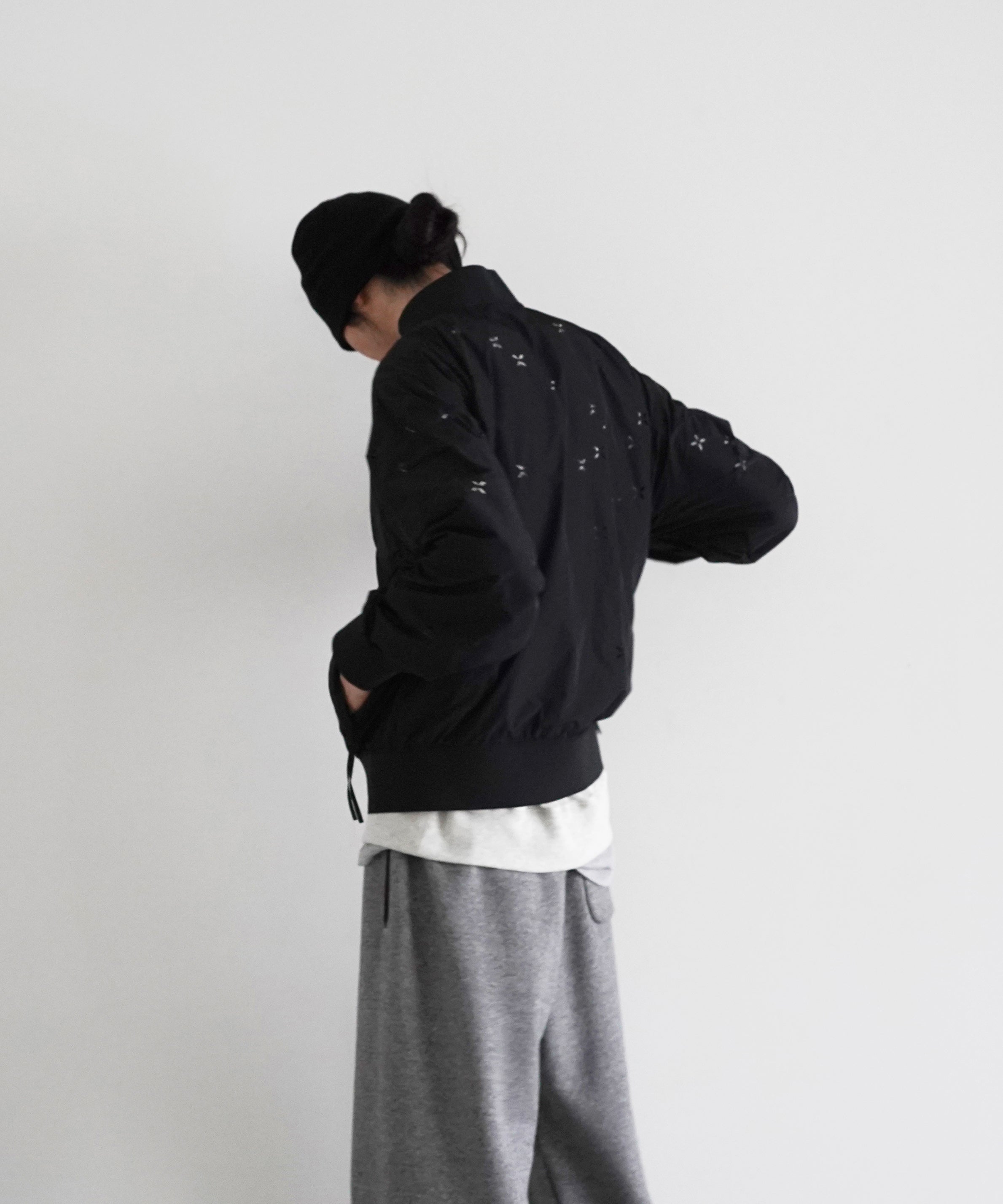 JIAN YE Guai blouson (siege) "BLACK"