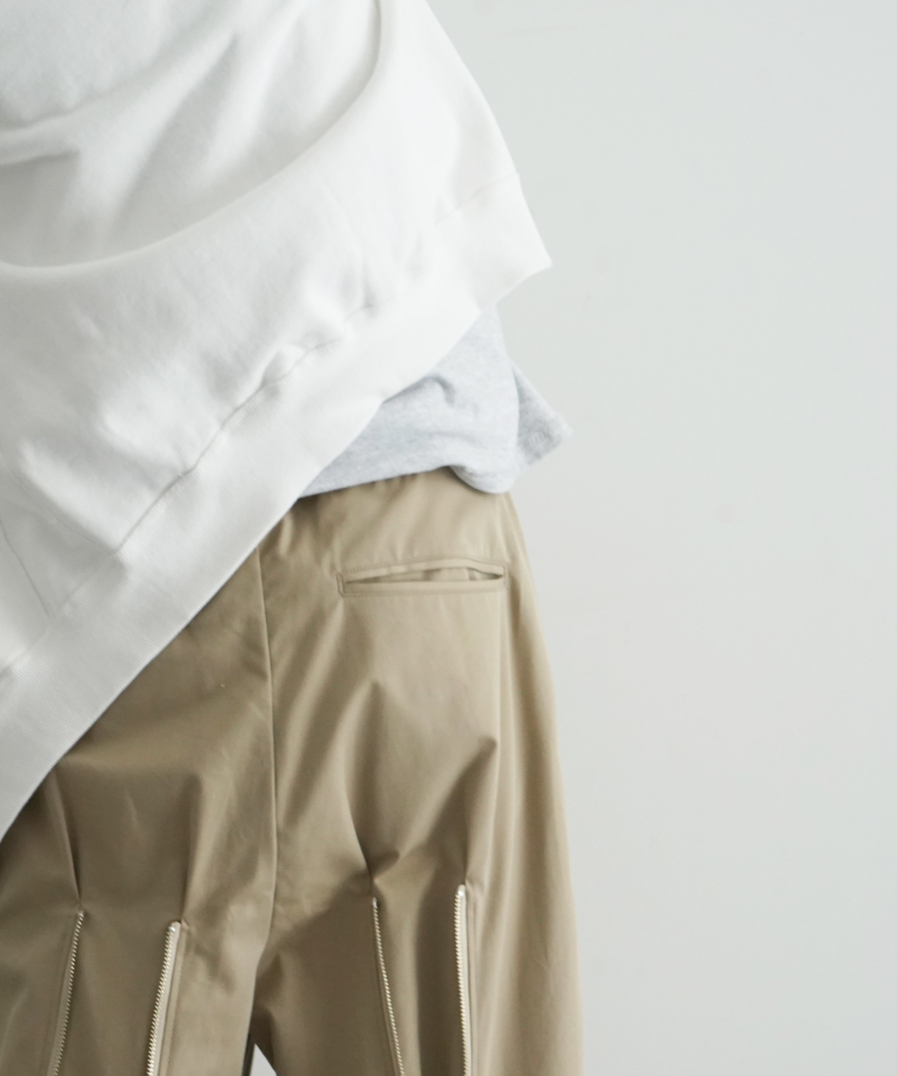 ICE & TECHNO Bondage wide chino "BEIGE"