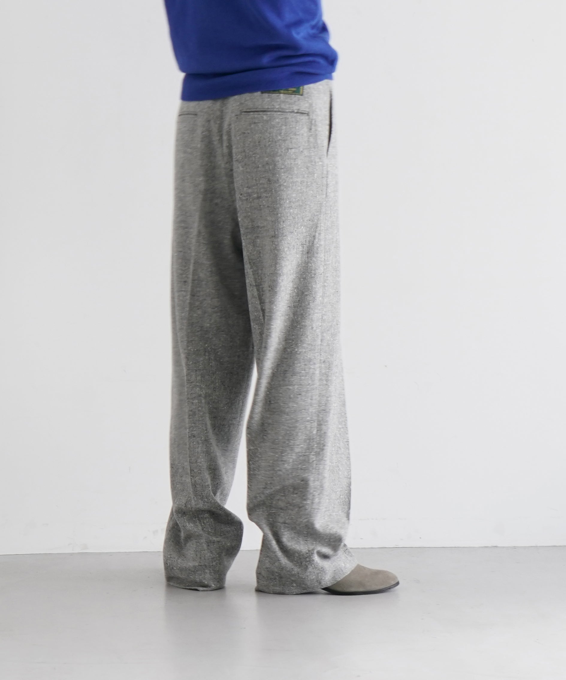 UNUSED Uw1173 Loro piana slacks "GRAY"
