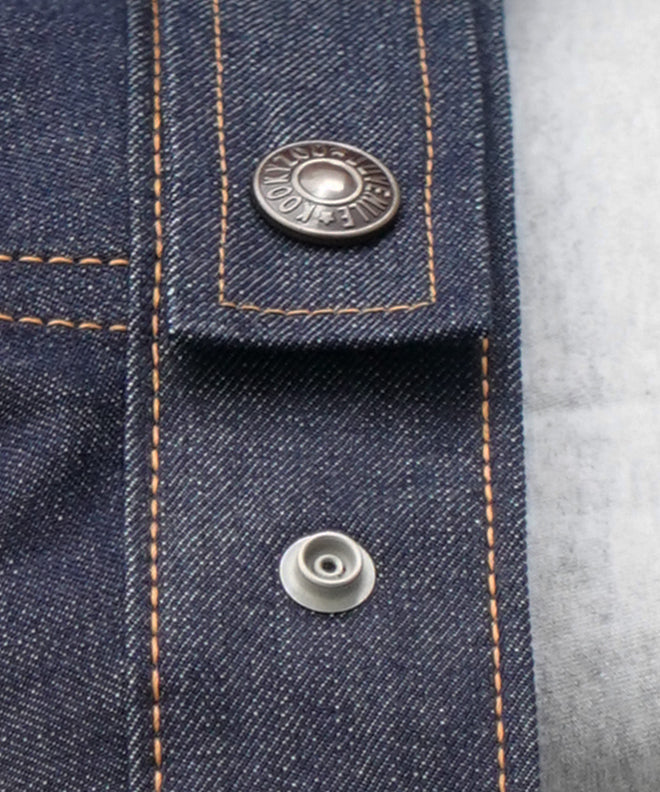 KOOKY ZOO Juvenile denim jacket type3 "INDIGO"