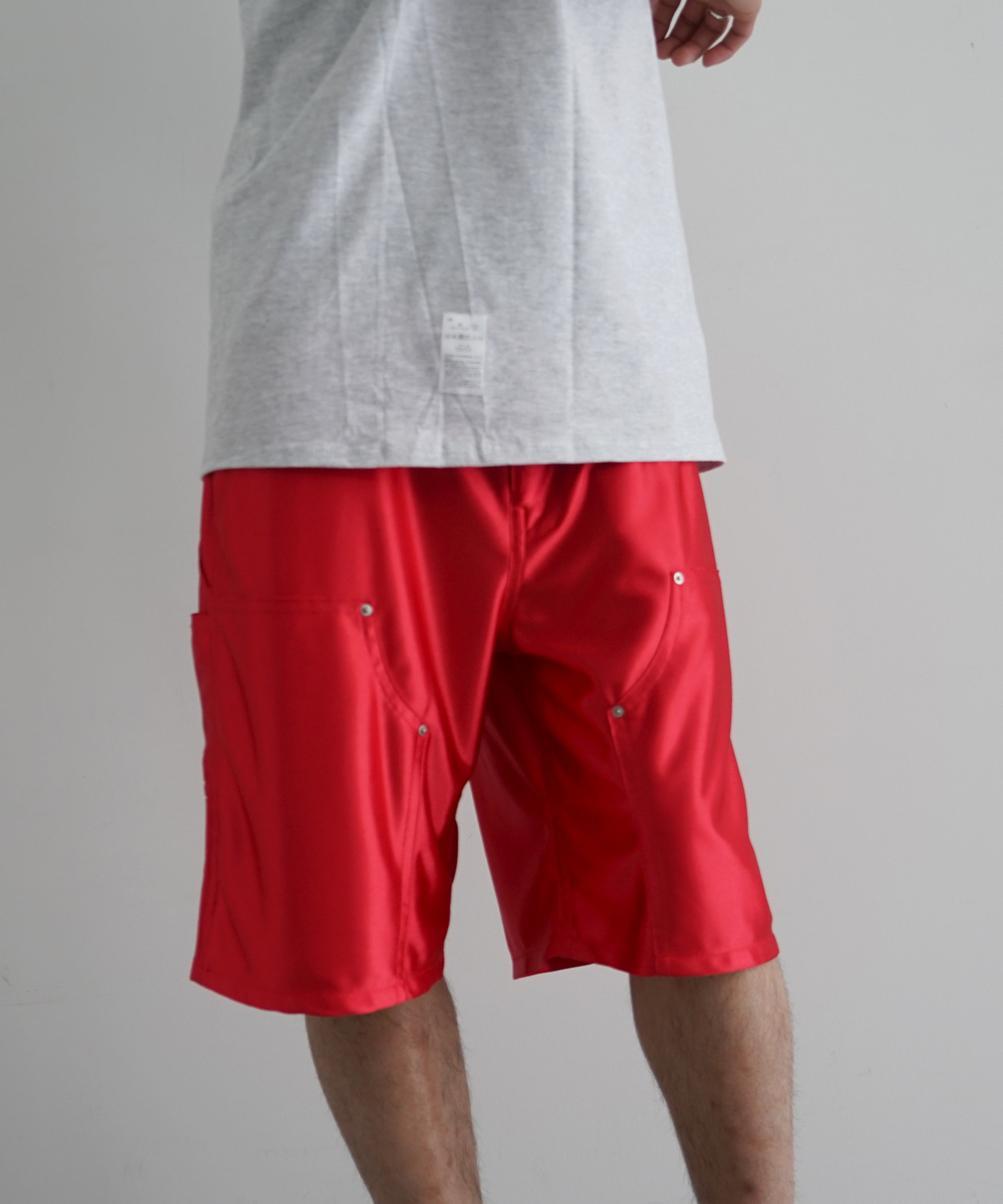 ICE & TECHNO Double knee basket shorts "NAVY"