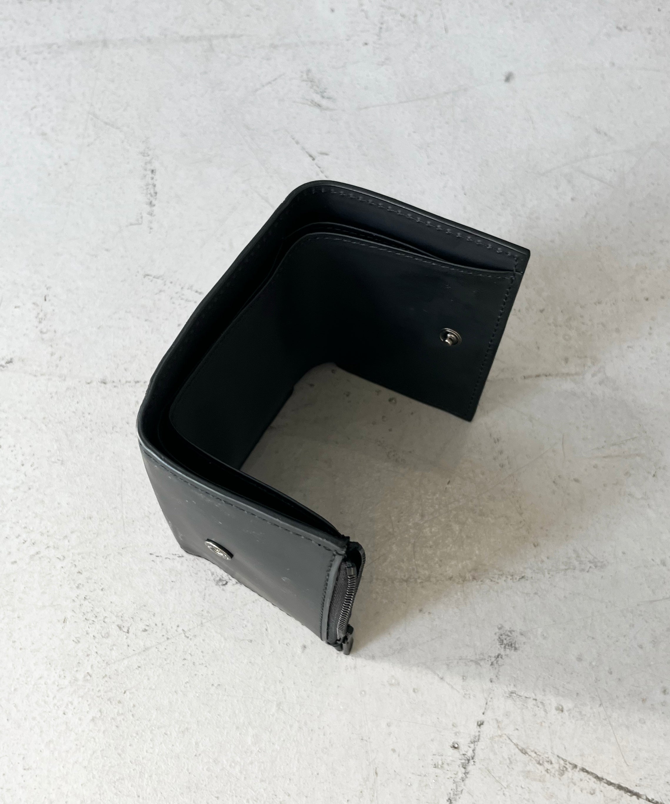 Mr.FEAST Tri-fold wallet "BLACK"