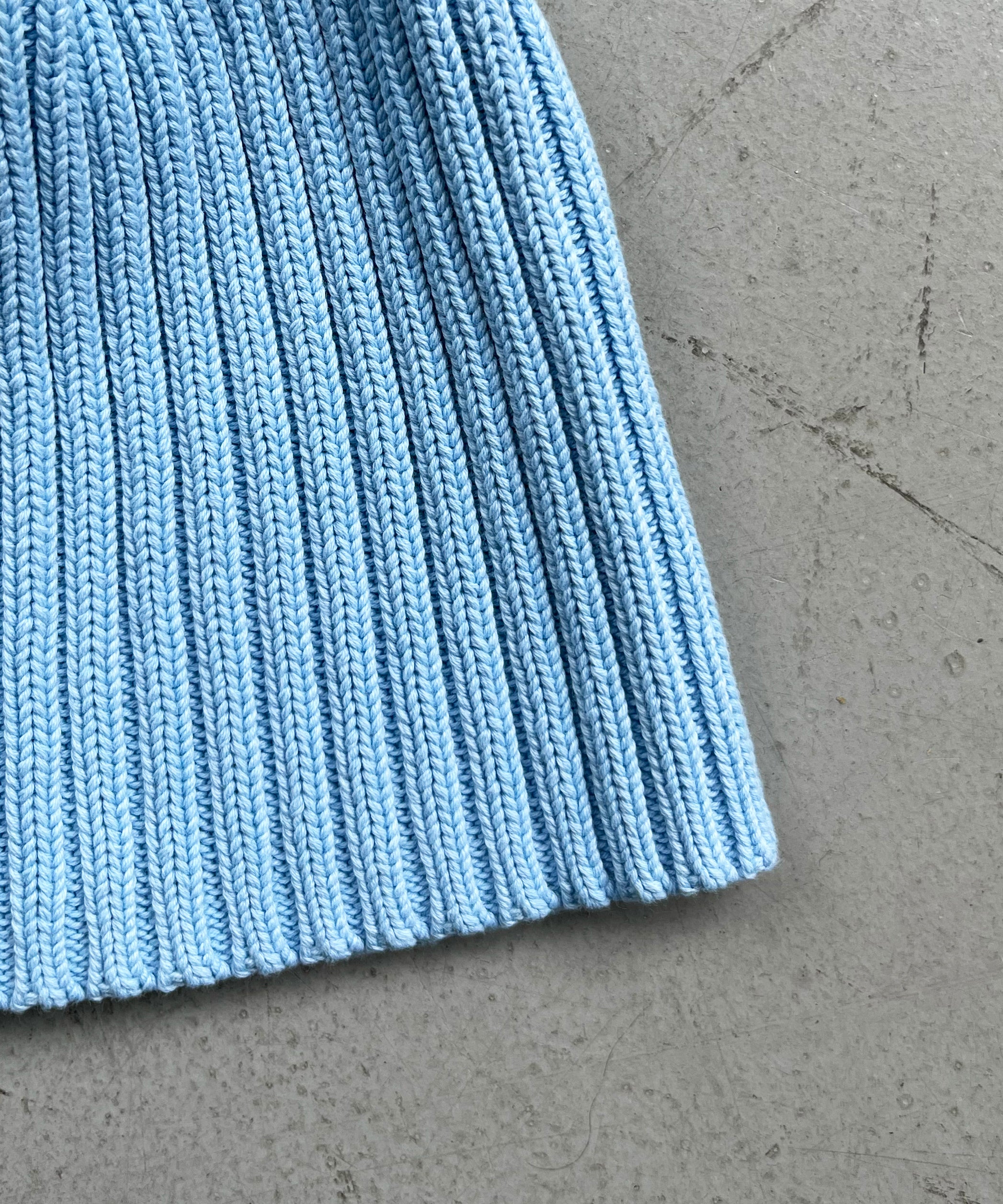 OUR LEGACY Boston beanie "NATURAL DYE SKY DRT COTTON"
