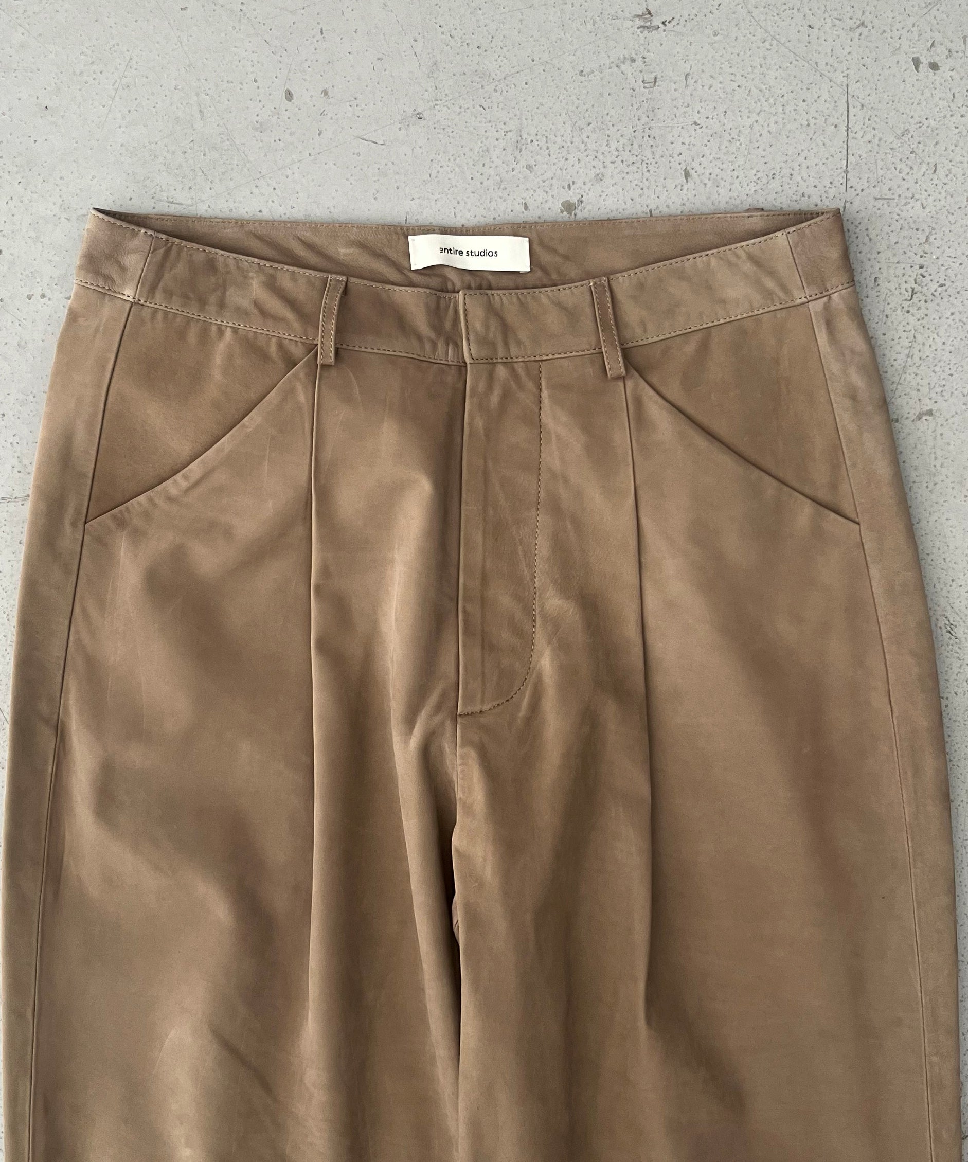 ENTIRE STUDIOS Dc pants "STABLE SUEDE"