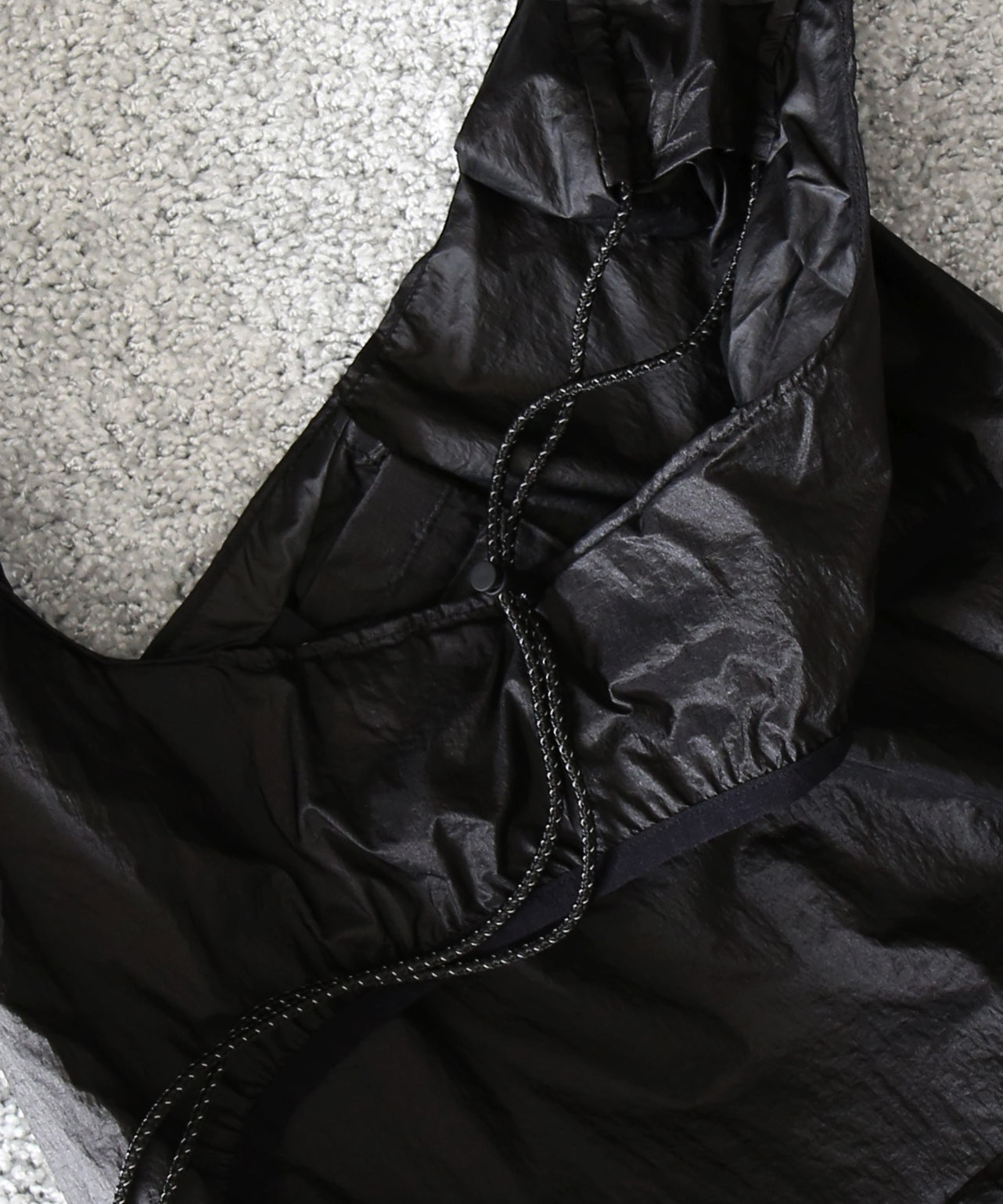 ROA Laki packable knot bag "BLACK"