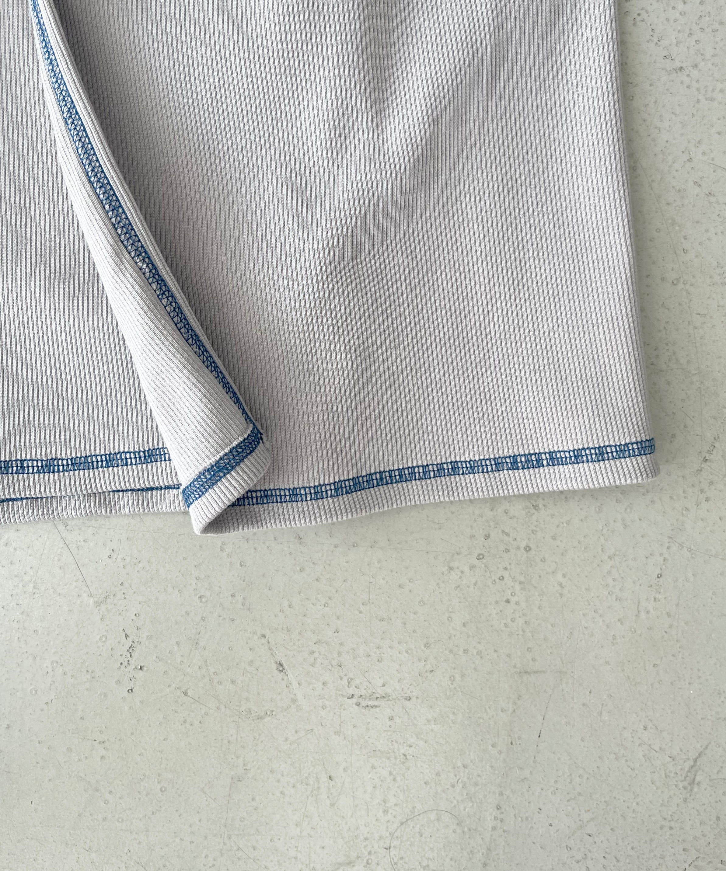 Baserange Garble wrap skirt "GREY"