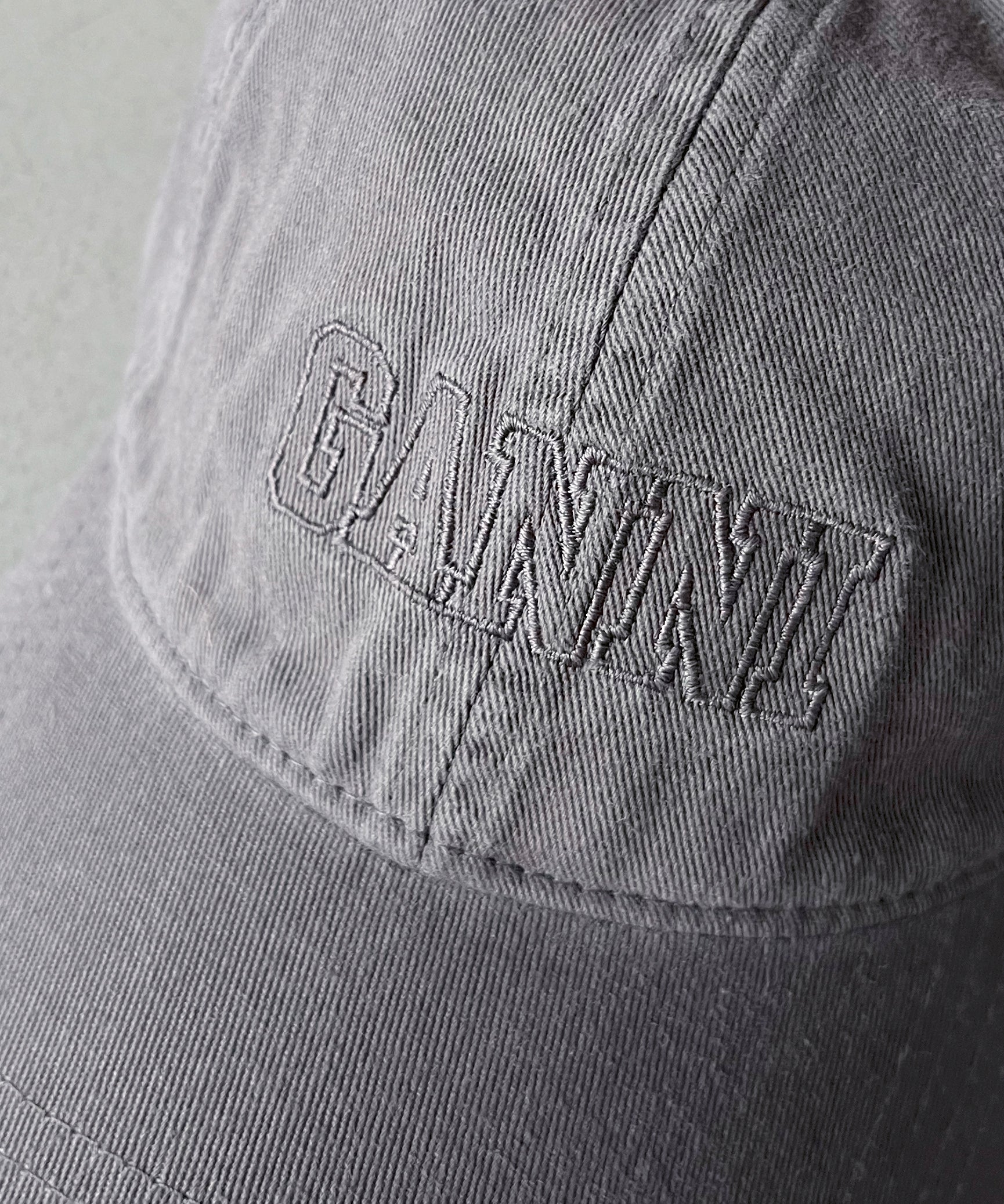 GANNI Cap hat denim "Baby Blue"