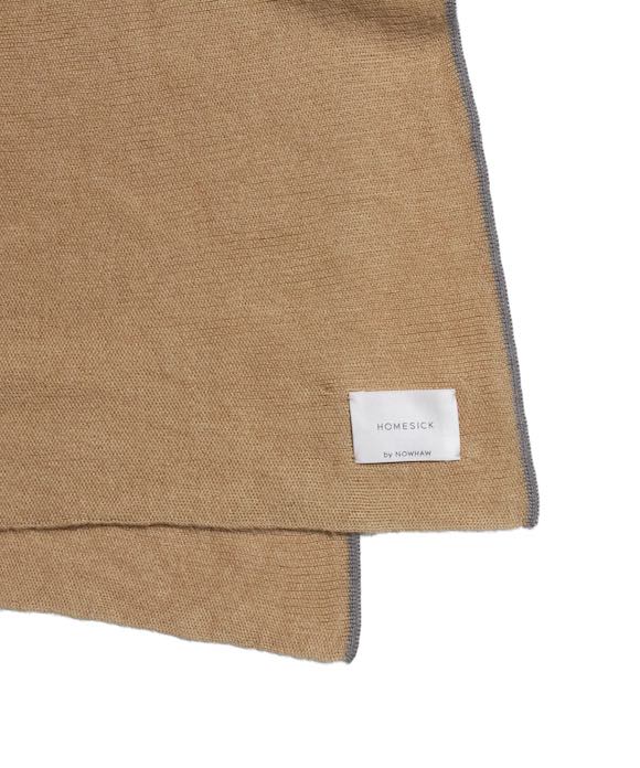 NOWHAW Homesick "golden rectangle" stall(blanket) "CAMEL BLUE"