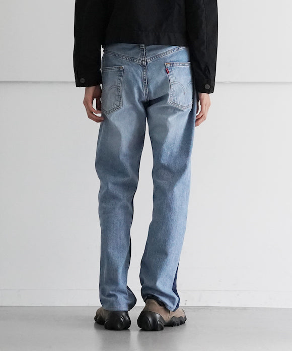 BLESS Jeanspleatfront pack of 2 (s) "a" "DARKBLUE×BLUE"