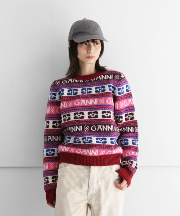 ガニー GANNI セーター ニットウェア レディース クリスマス Knitwear 331568 MULTICOLOUR 関税 送料無料  ラッピング無料 おっき