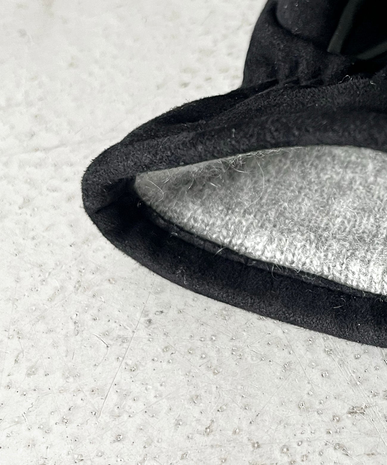 KAIKO Buff glove suede "BLACK"