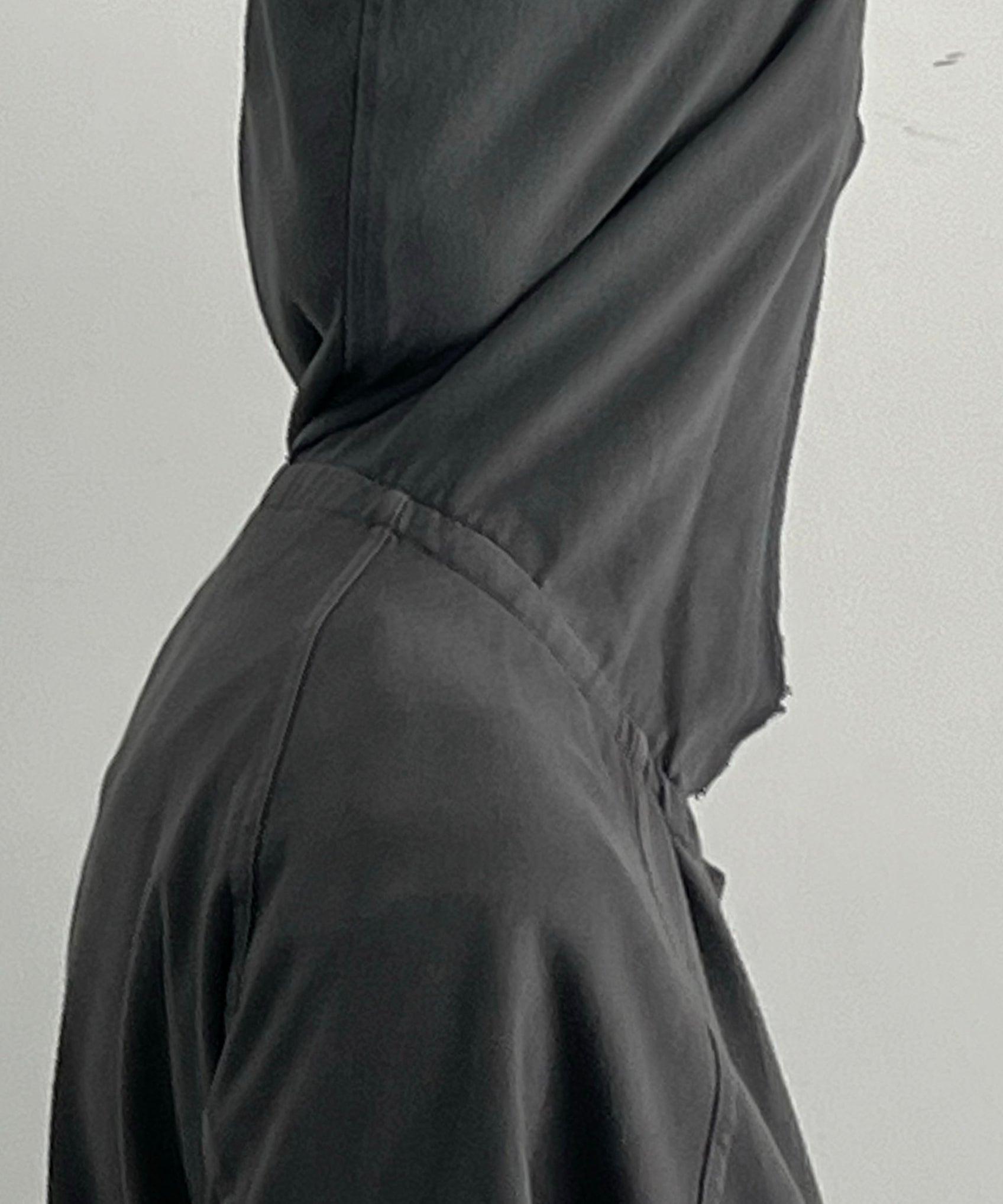 SAN SAN GEAR Washed hoodie zip-up "CHARCOAL"