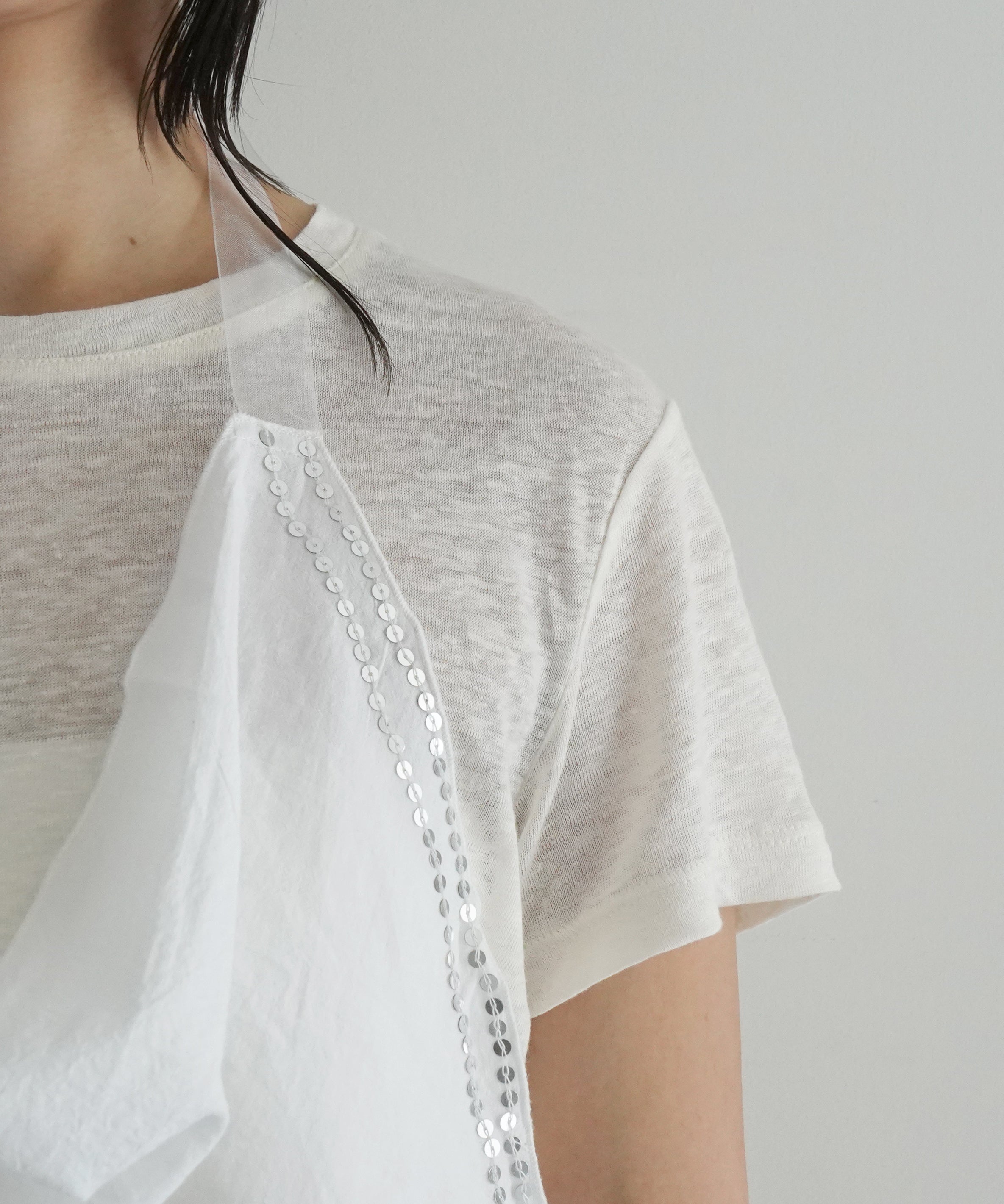Gimaguas Cala halter top "WHITE"