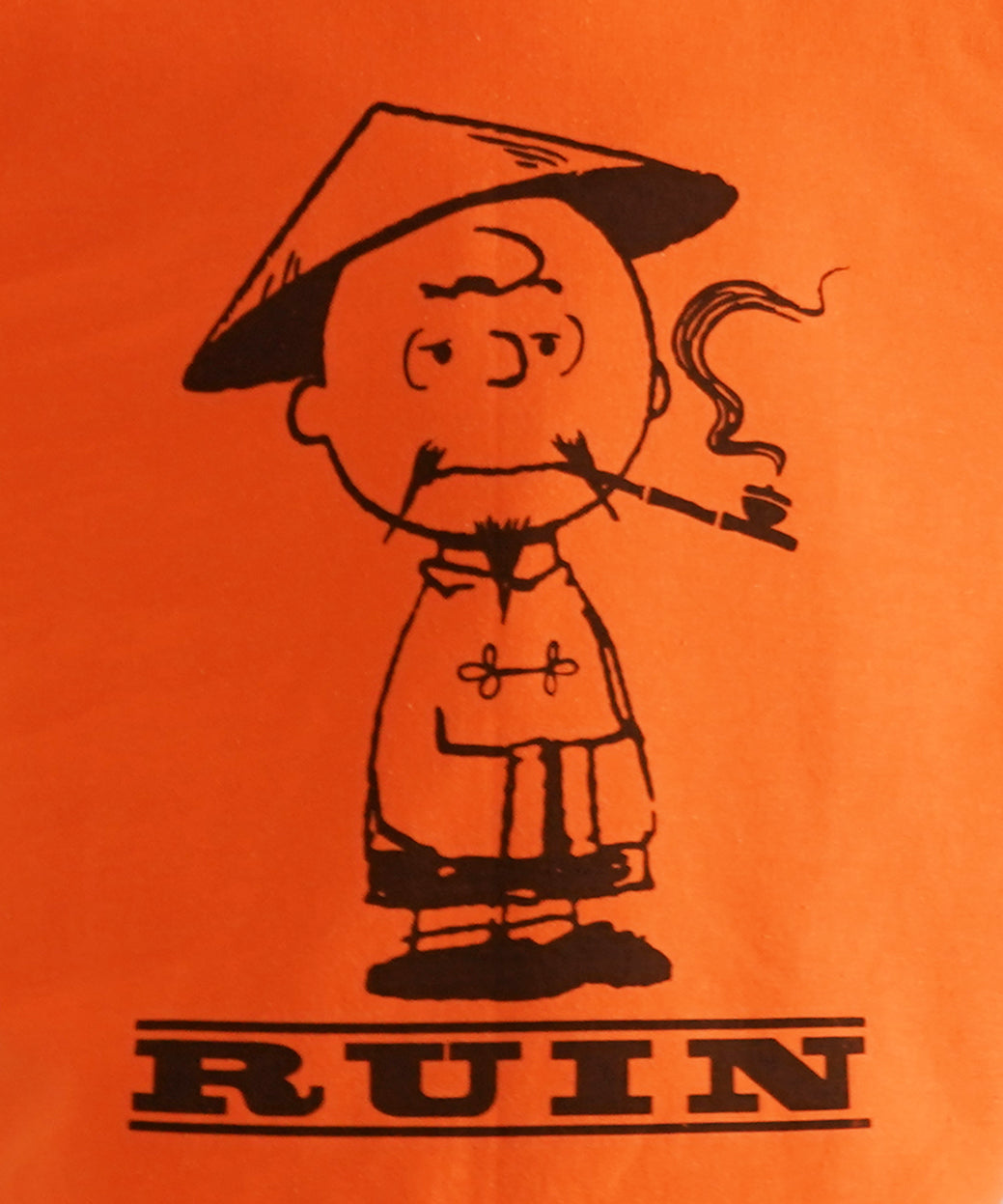 Black Weirdos Charlie crewneck sweatshirt "ORANGE"